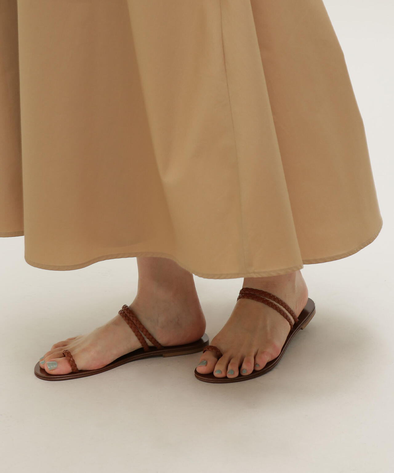 CORSO ROMA 9/メッシュフラットサンダル