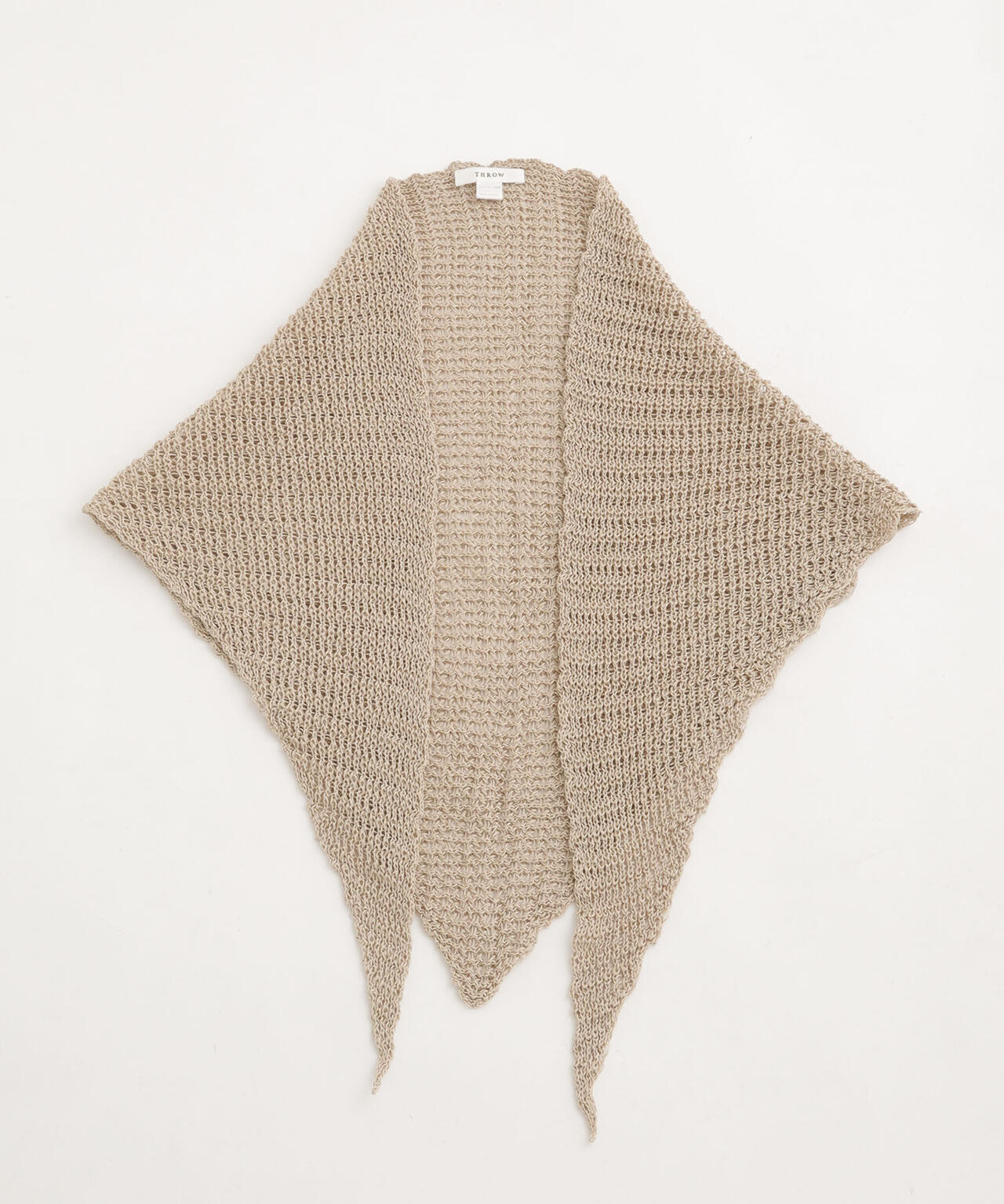 THROW/Triangle Mesh Shawl