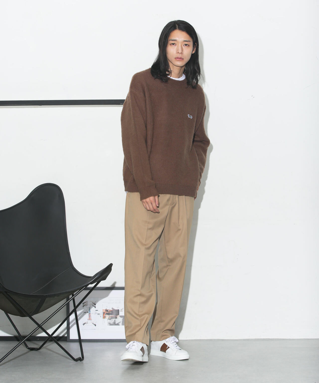 「Penney's別注」モヘヤタッチクルーネック
