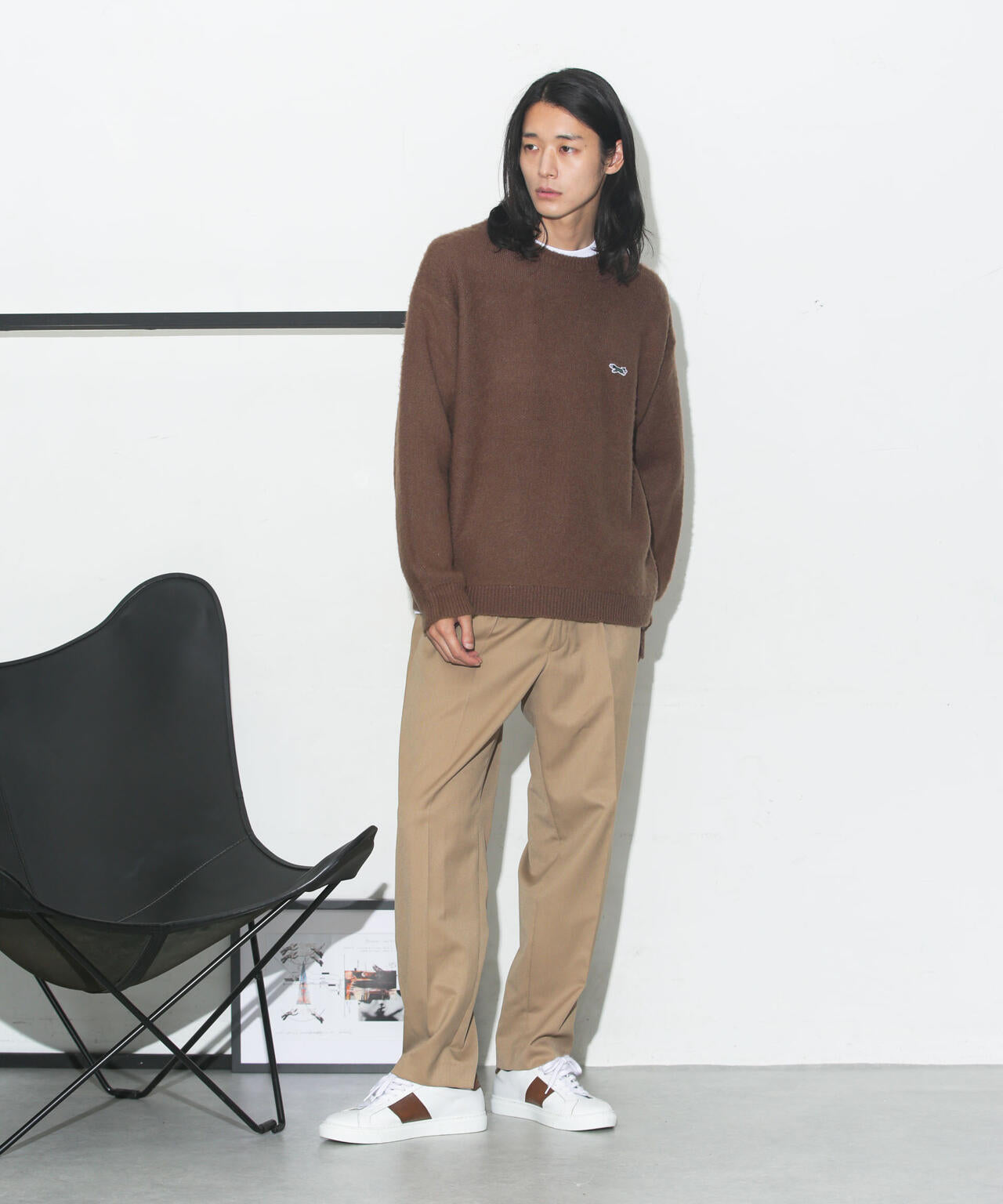 「Penney's別注」モヘヤタッチクルーネック