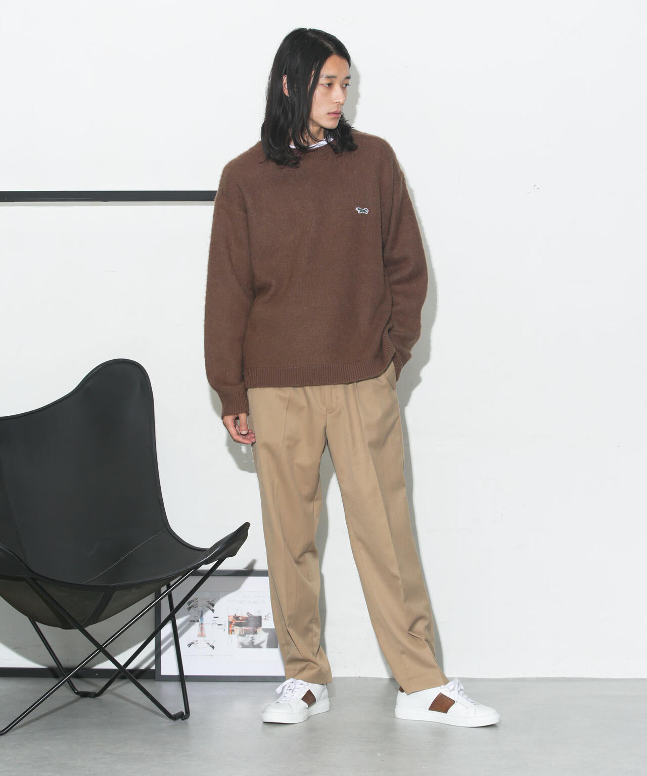 「Penney's別注」モヘヤタッチクルーネック