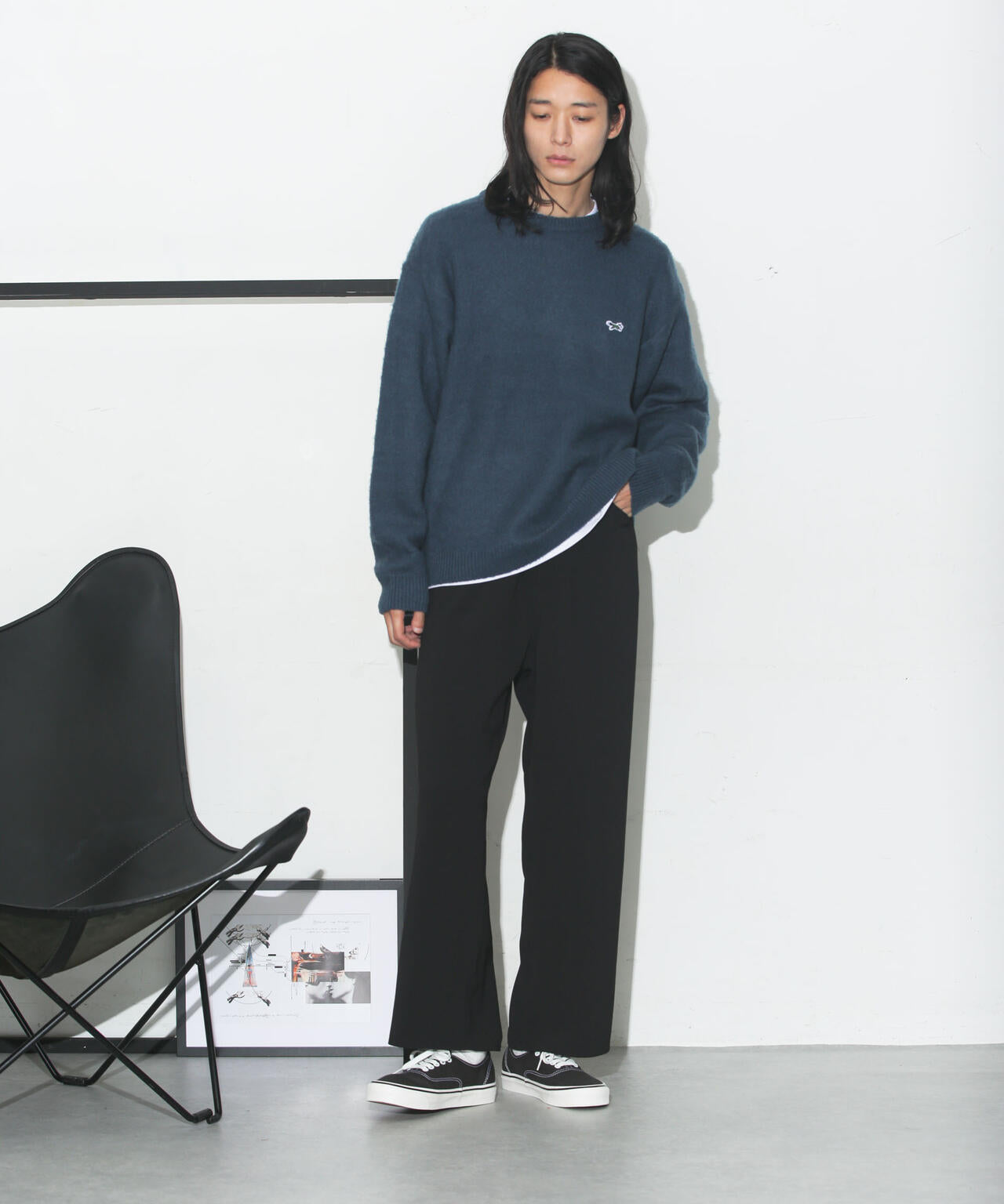 「Penney's別注」モヘヤタッチクルーネック
