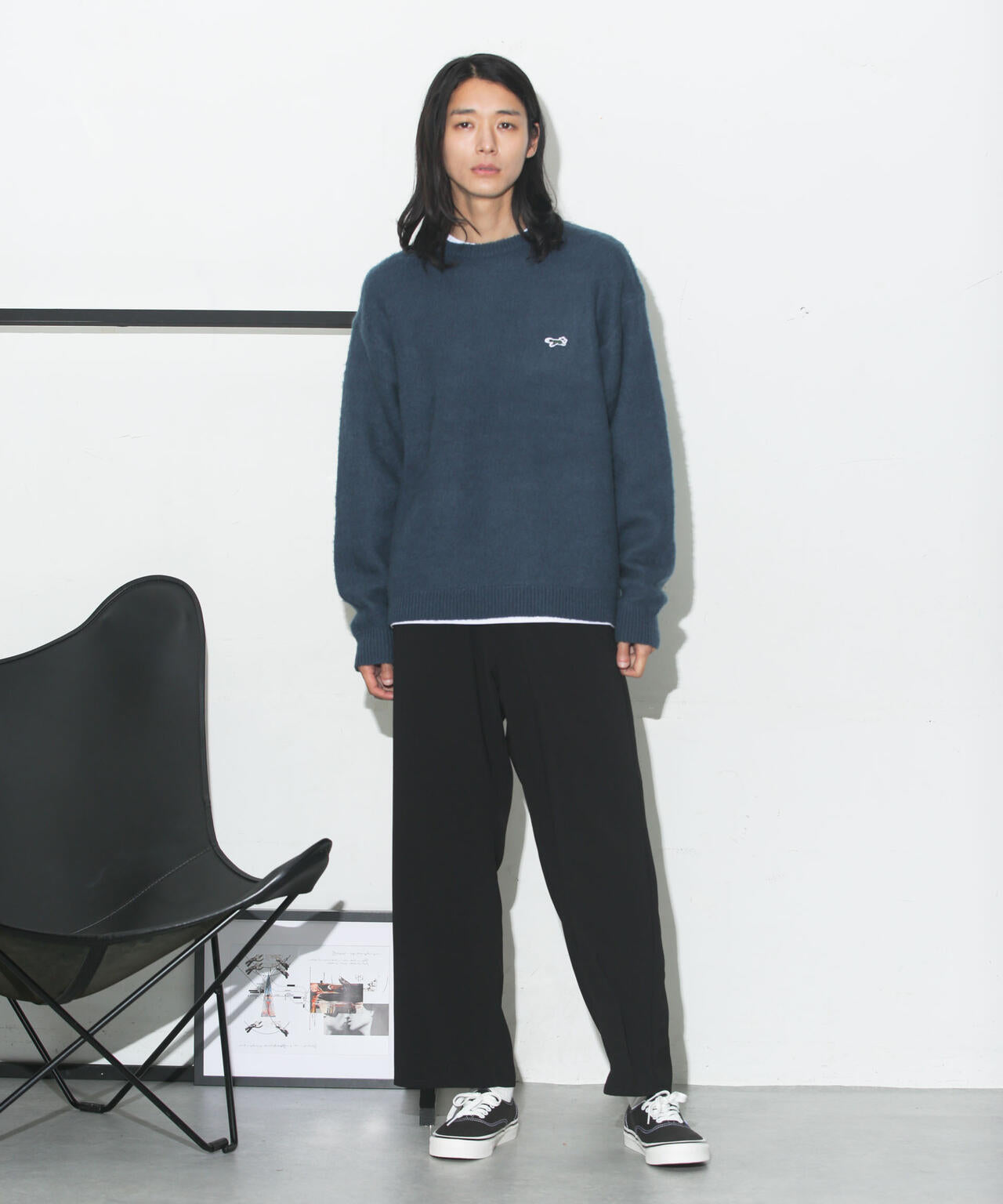 「Penney's別注」モヘヤタッチクルーネック