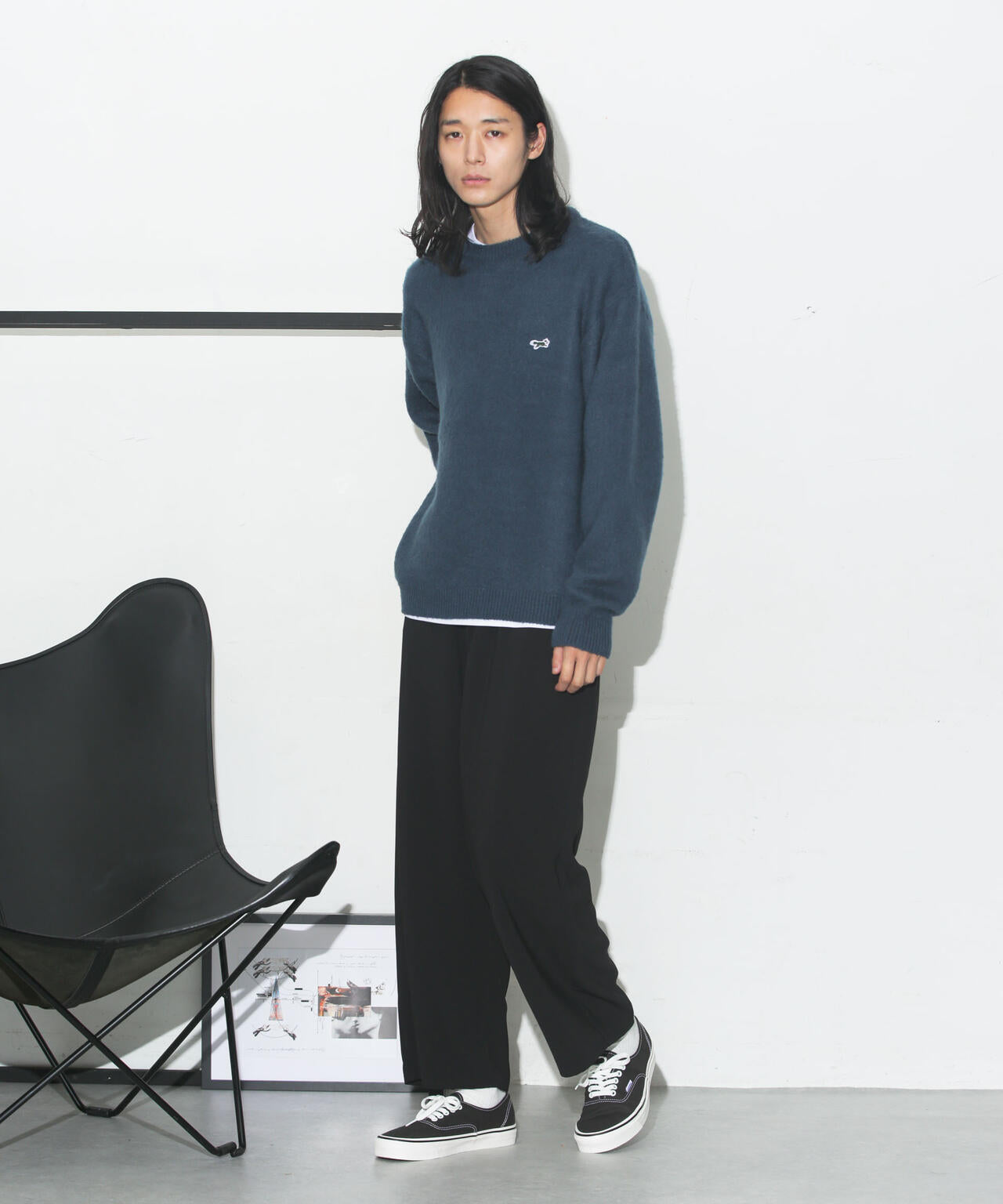 「Penney's別注」モヘヤタッチクルーネック