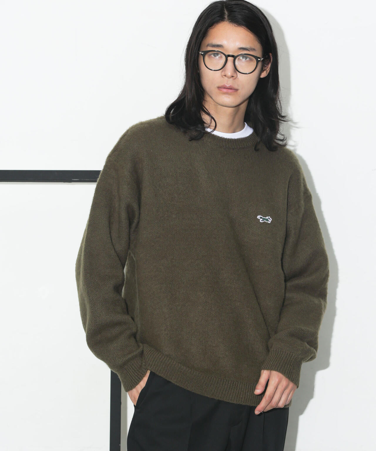 「Penney's別注」モヘヤタッチクルーネック