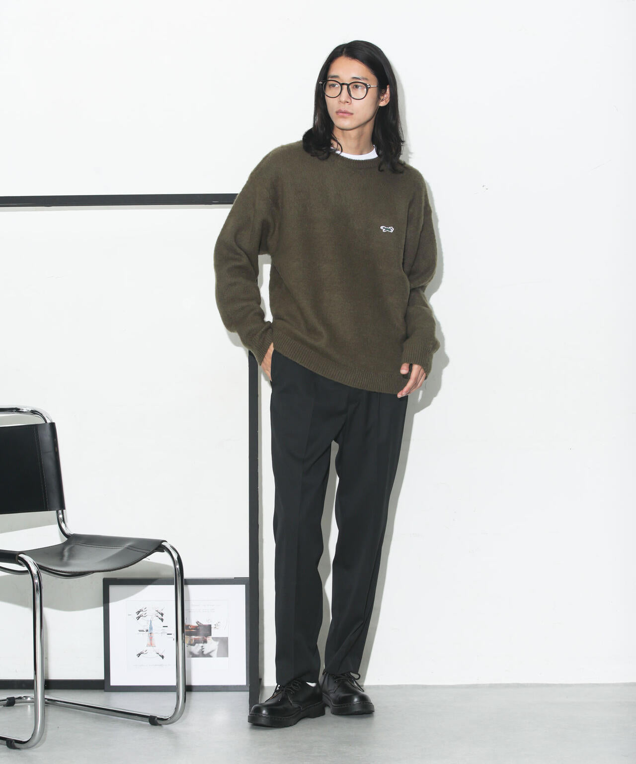 「Penney's別注」モヘヤタッチクルーネック