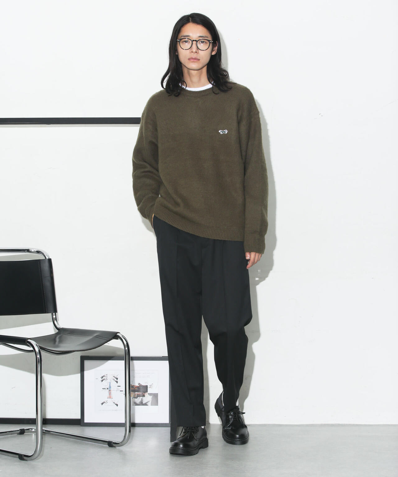 「Penney's別注」モヘヤタッチクルーネック