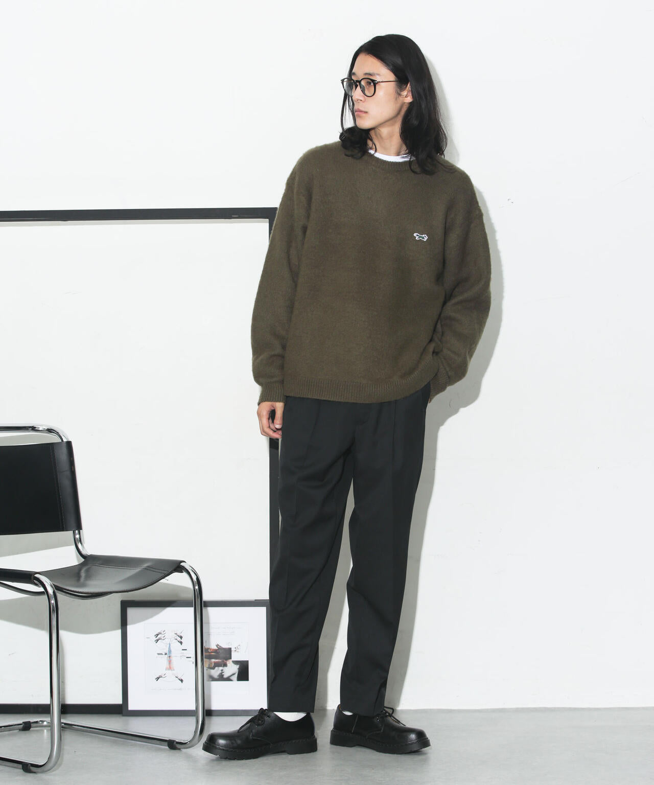 「Penney's別注」モヘヤタッチクルーネック