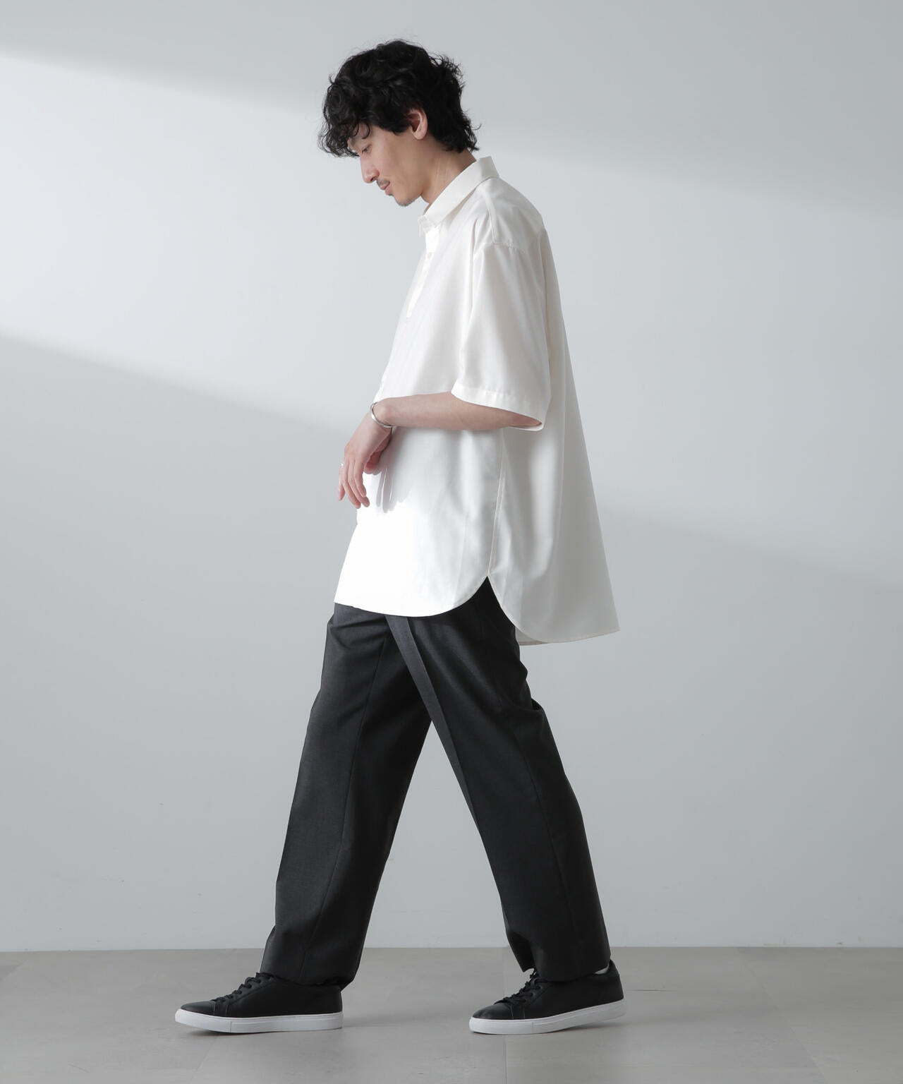 ビッグドレープシャツ 半袖