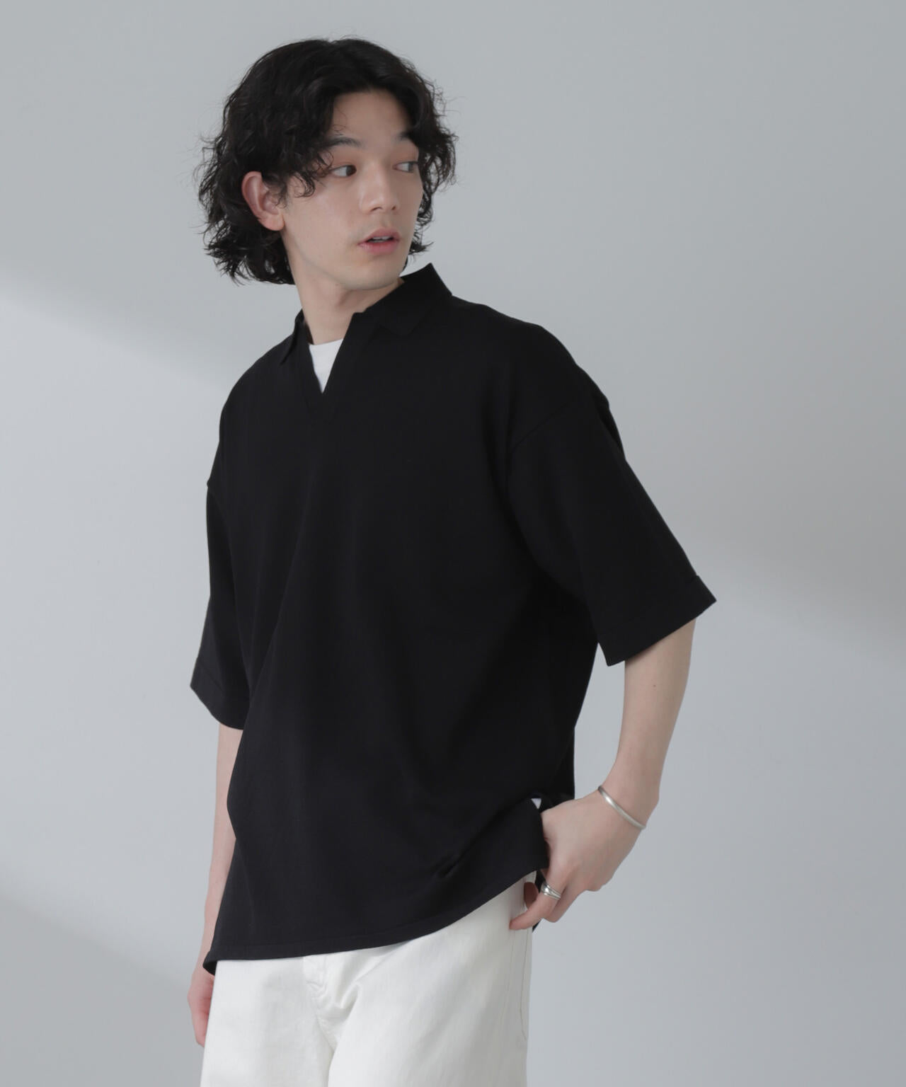 リラックススキッパーポロシャツ 半袖
