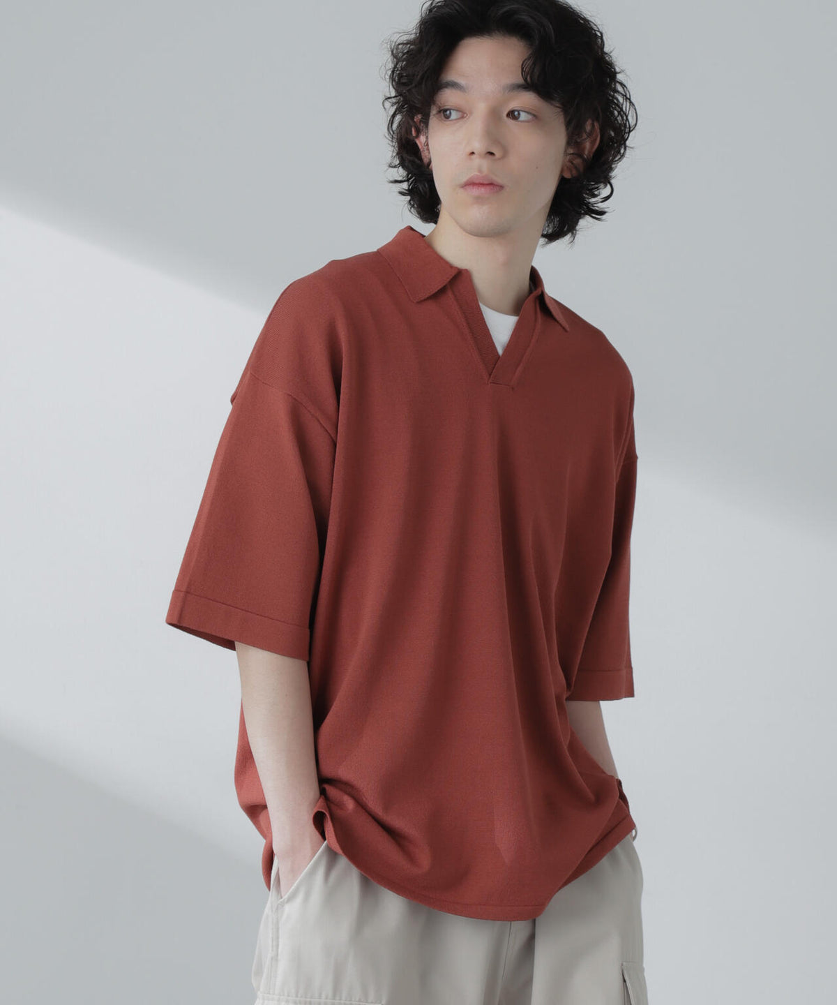 リラックススキッパーポロシャツ 半袖