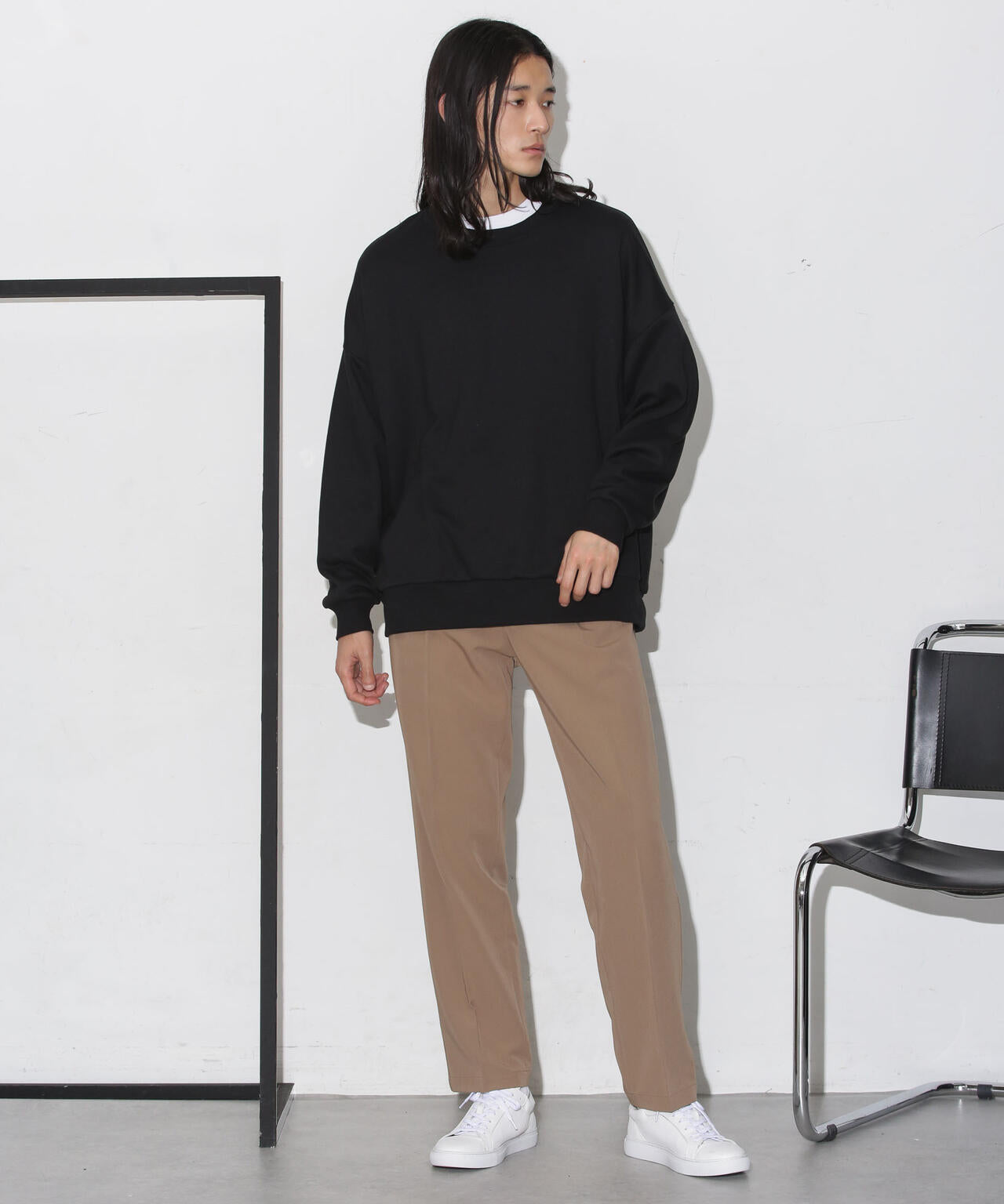 ビックシルエットクルーネックスウェット