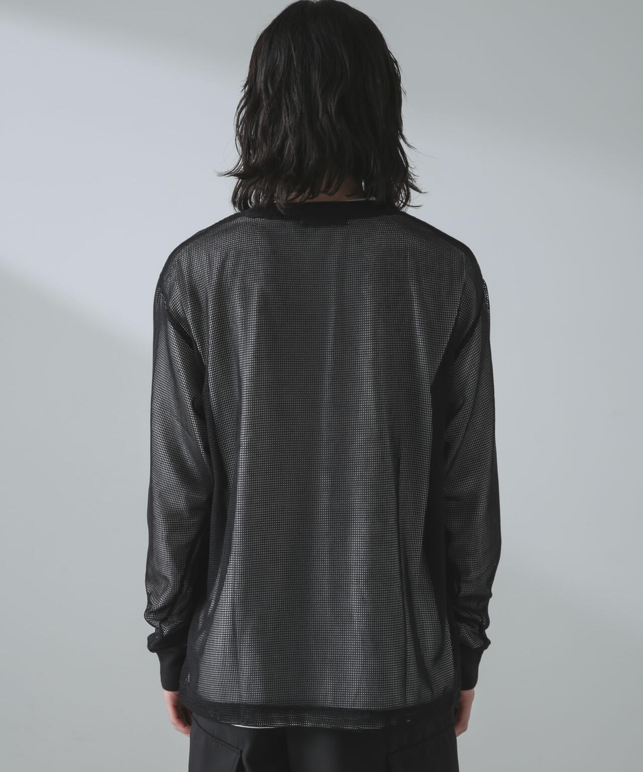 アンサンブルメッシュTシャツ 長袖