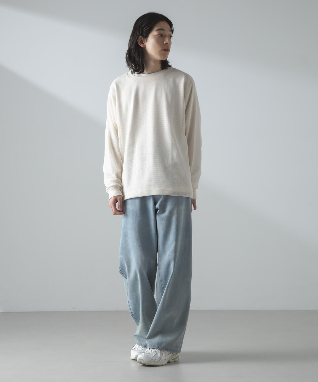アンサンブルメッシュTシャツ 長袖