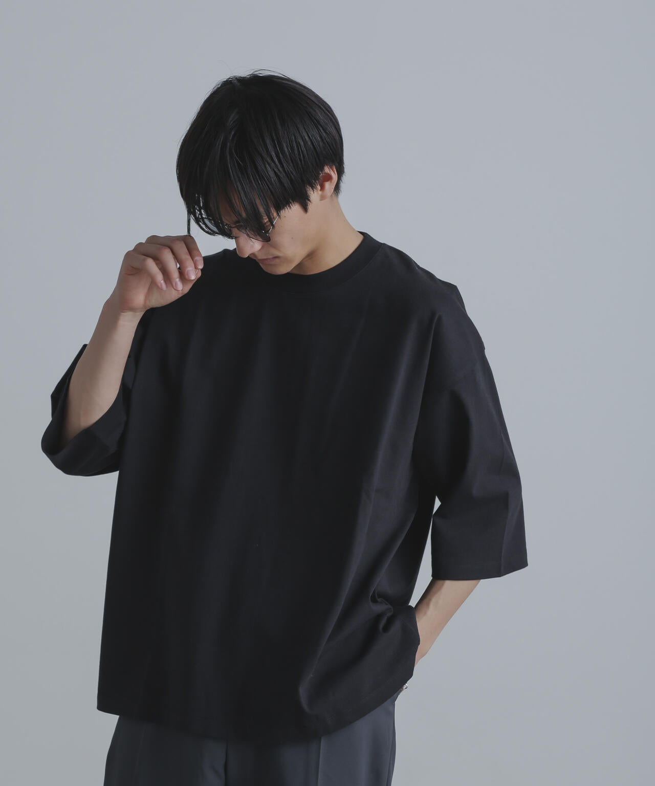ルーズフィットワイドスリーブPO 7分袖