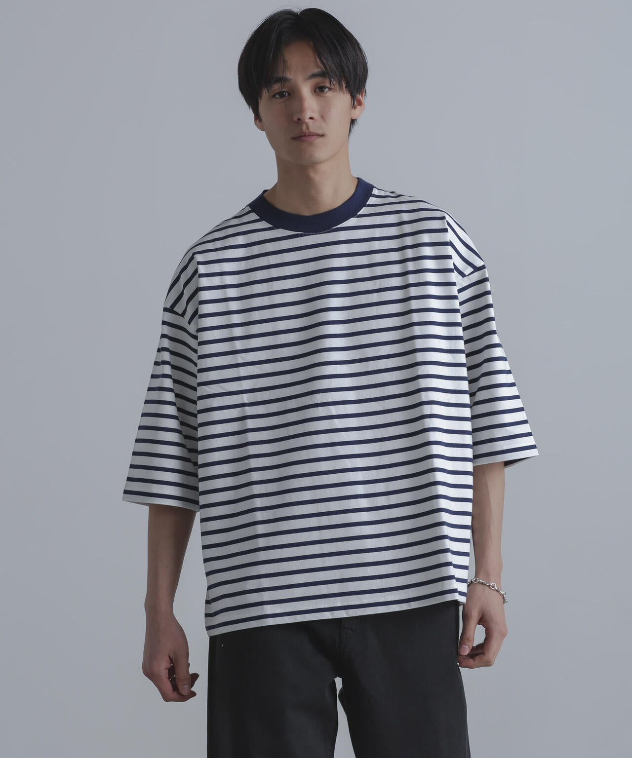 ルーズフィットワイドスリーブPO 7分袖