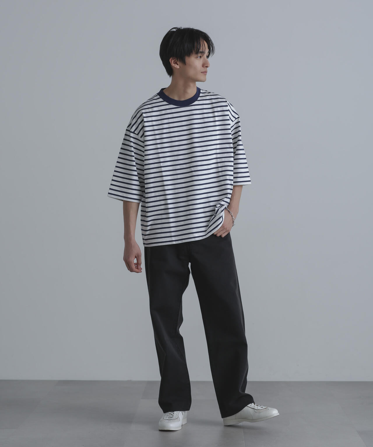 ルーズフィットワイドスリーブPO 7分袖