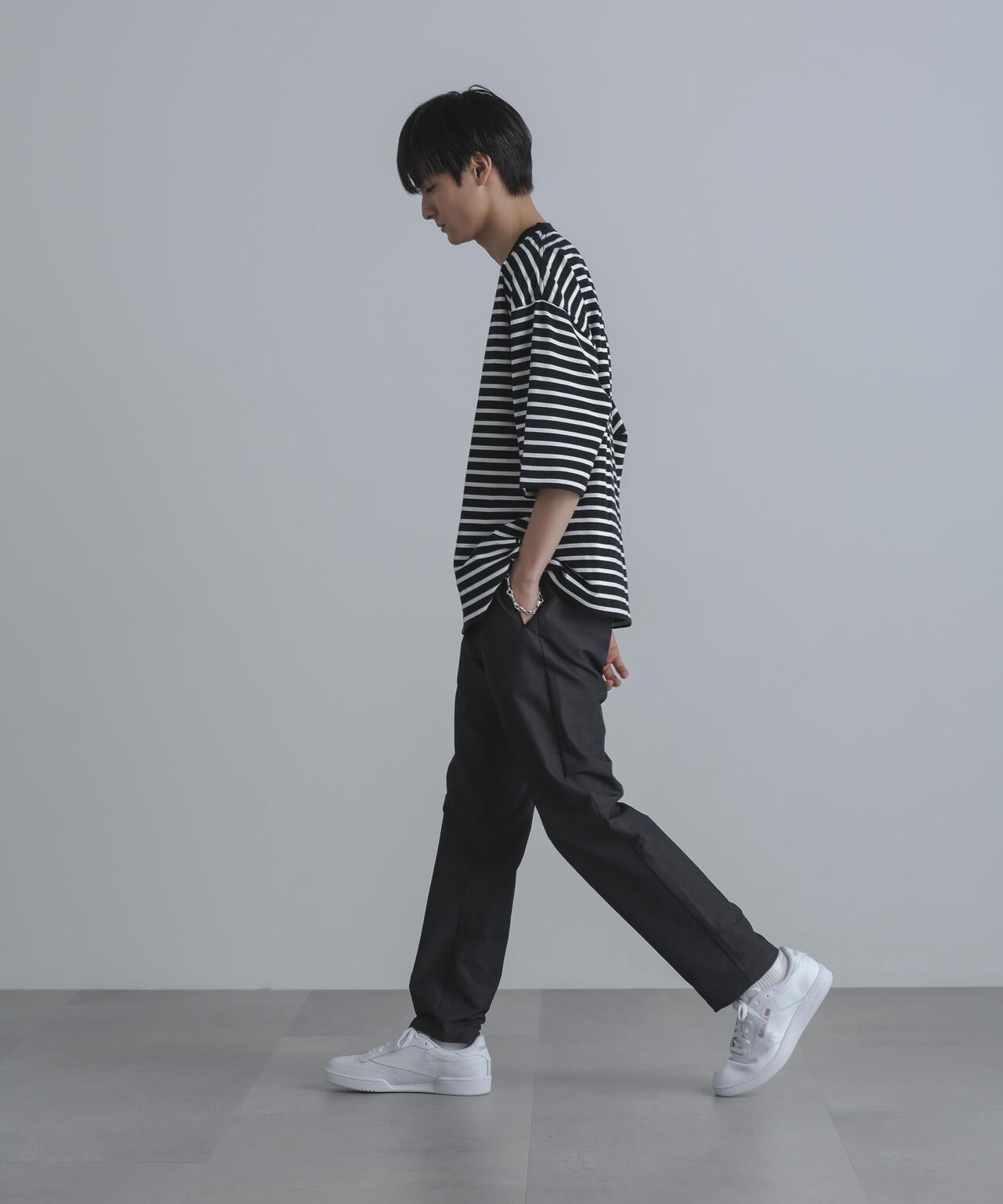 ルーズフィットワイドスリーブPO 7分袖