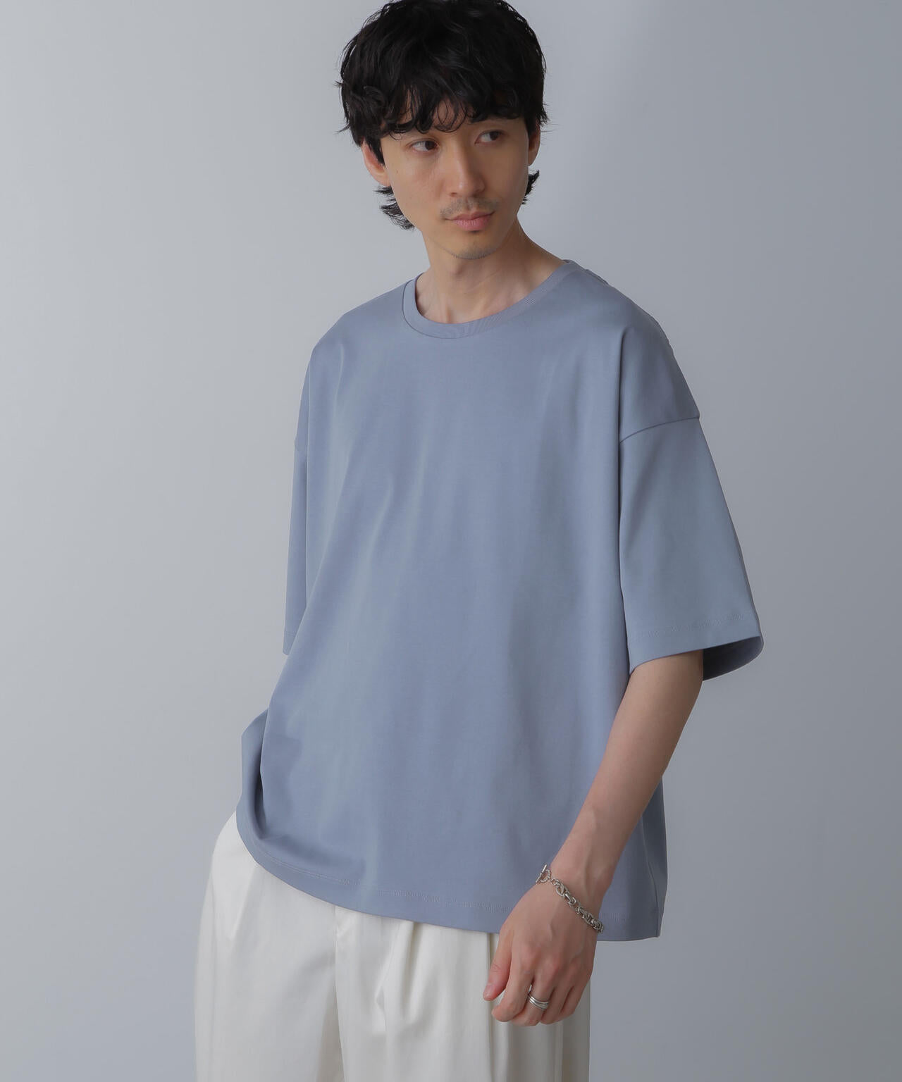 WEB限定/アンチスメル ルーズクルーネックTシャツ 半袖
