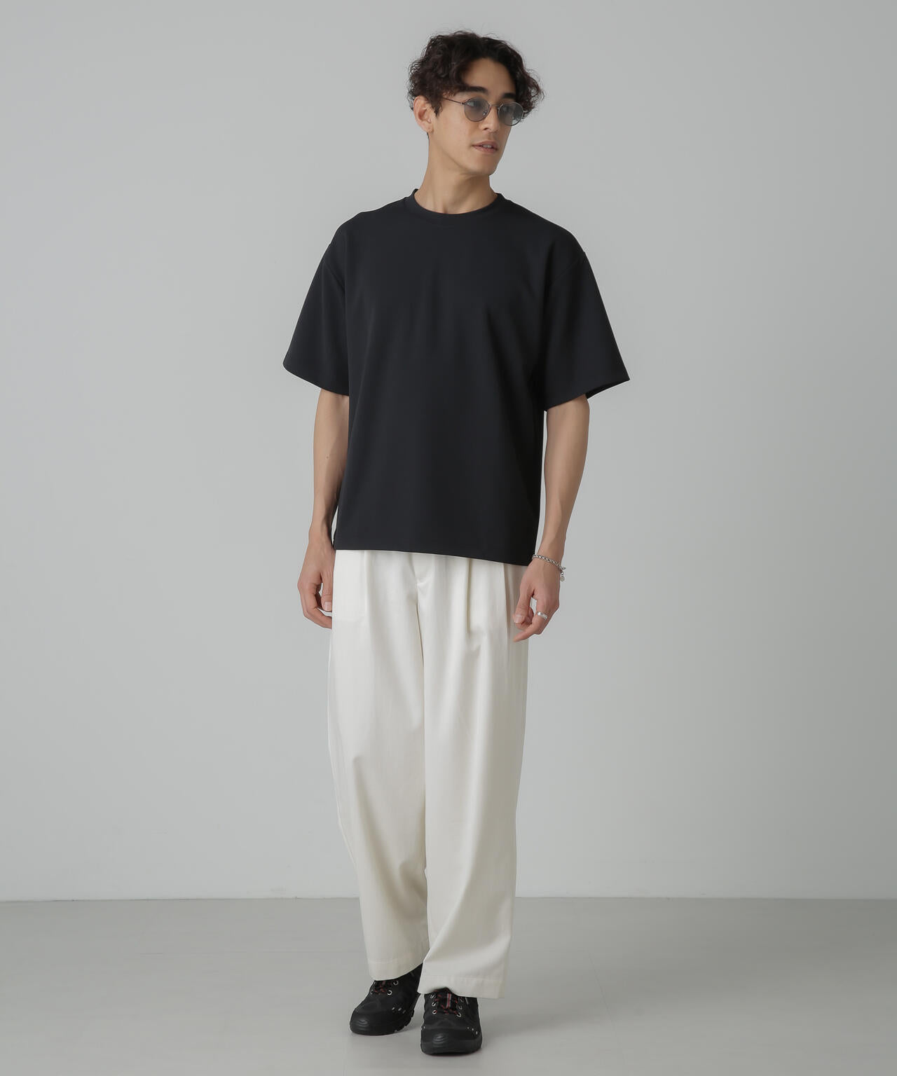 梨地ダンボールリラックスTシャツ(セットアップ可)