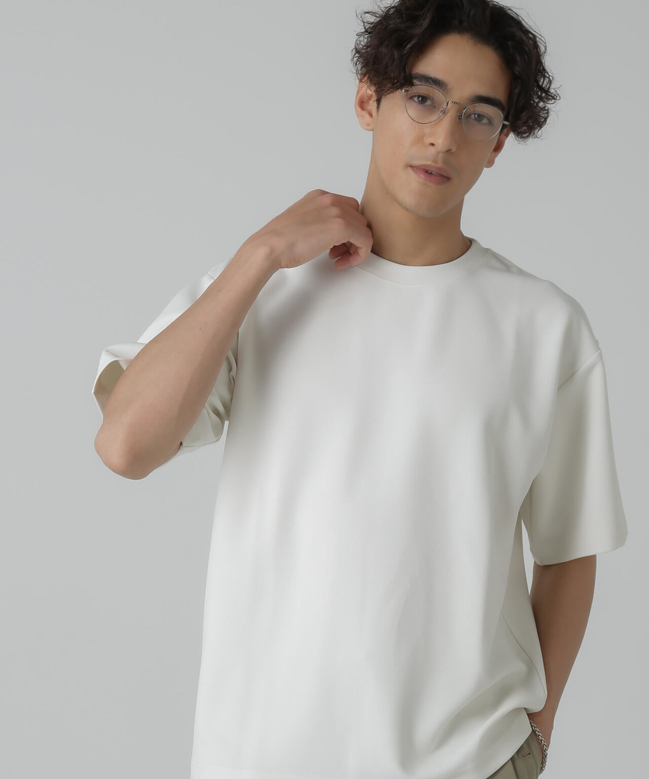 梨地ダンボールリラックスTシャツ(セットアップ可)