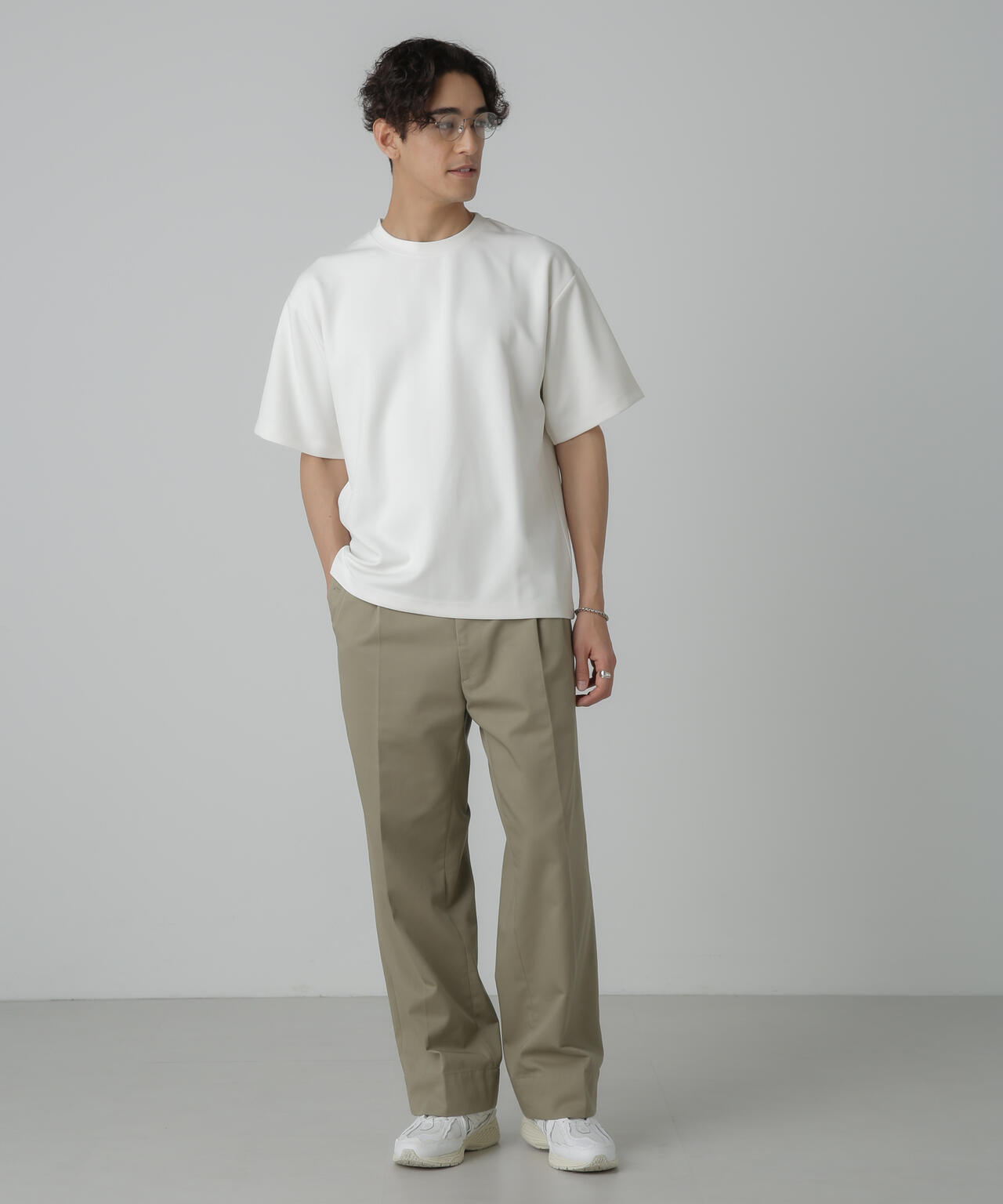 梨地ダンボールリラックスTシャツ(セットアップ可)