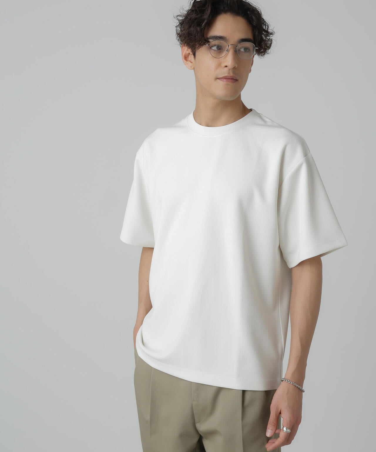 梨地ダンボールリラックスTシャツ(セットアップ可)