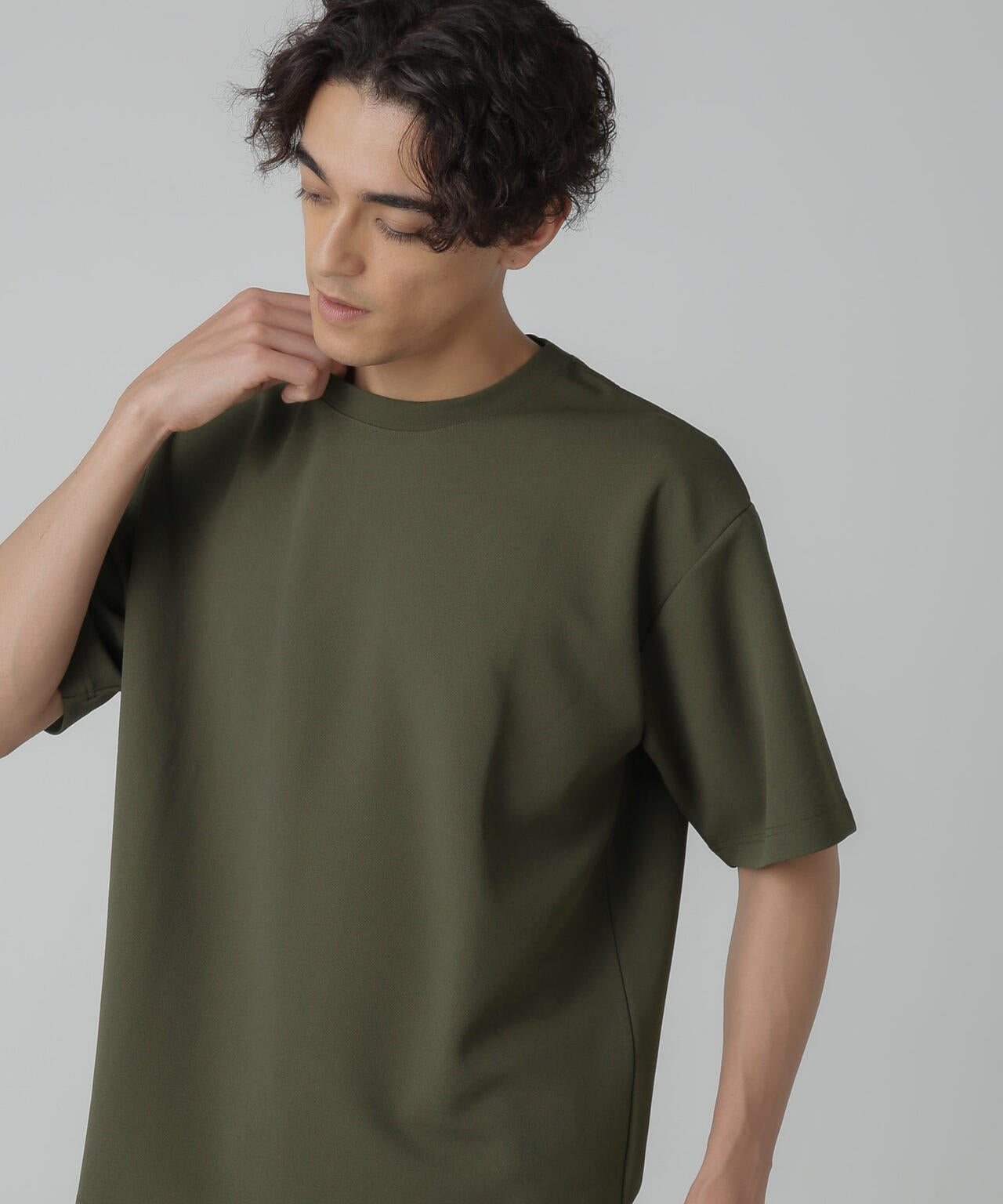 梨地ダンボールリラックスTシャツ(セットアップ可)