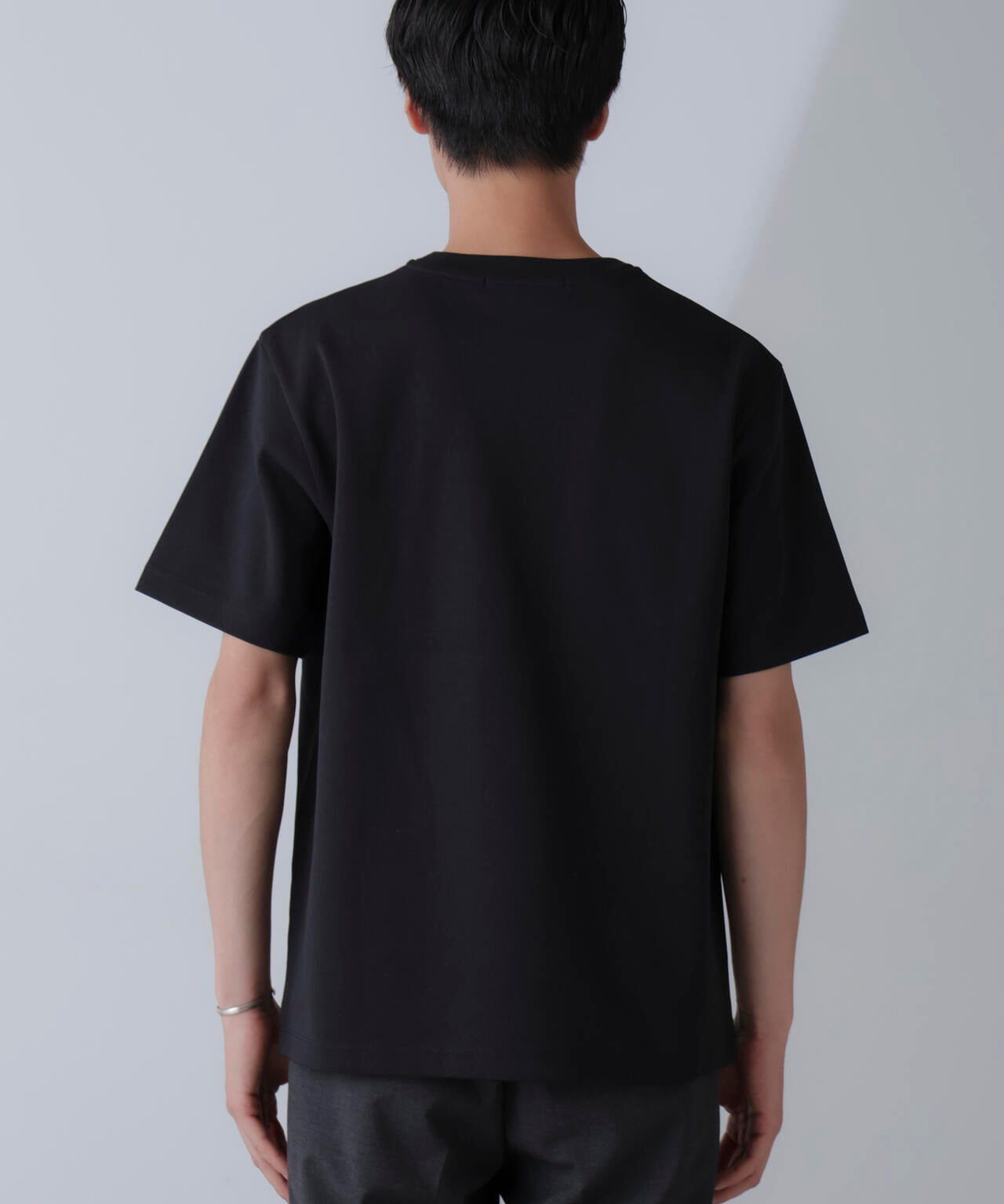 ダブルスムースクルーネックTシャツ 半袖