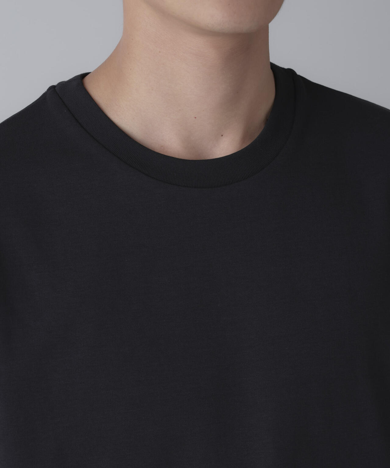 ダブルスムースクルーネックTシャツ 半袖