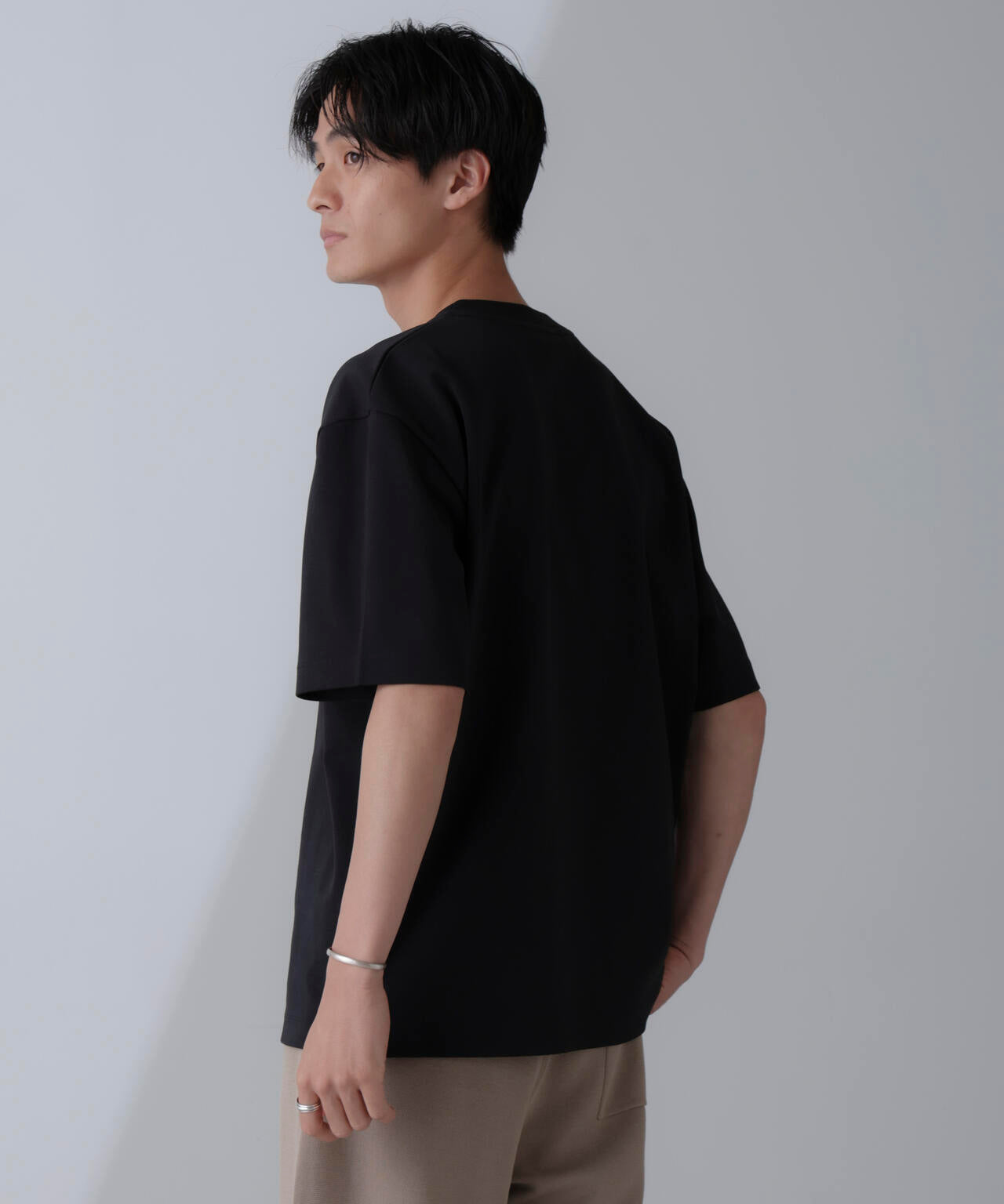 ダブルスムースクルーネックBIGTシャツ 半袖