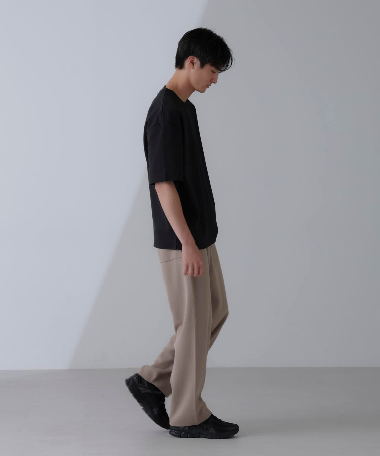 ダブルスムースクルーネックBIGTシャツ 半袖