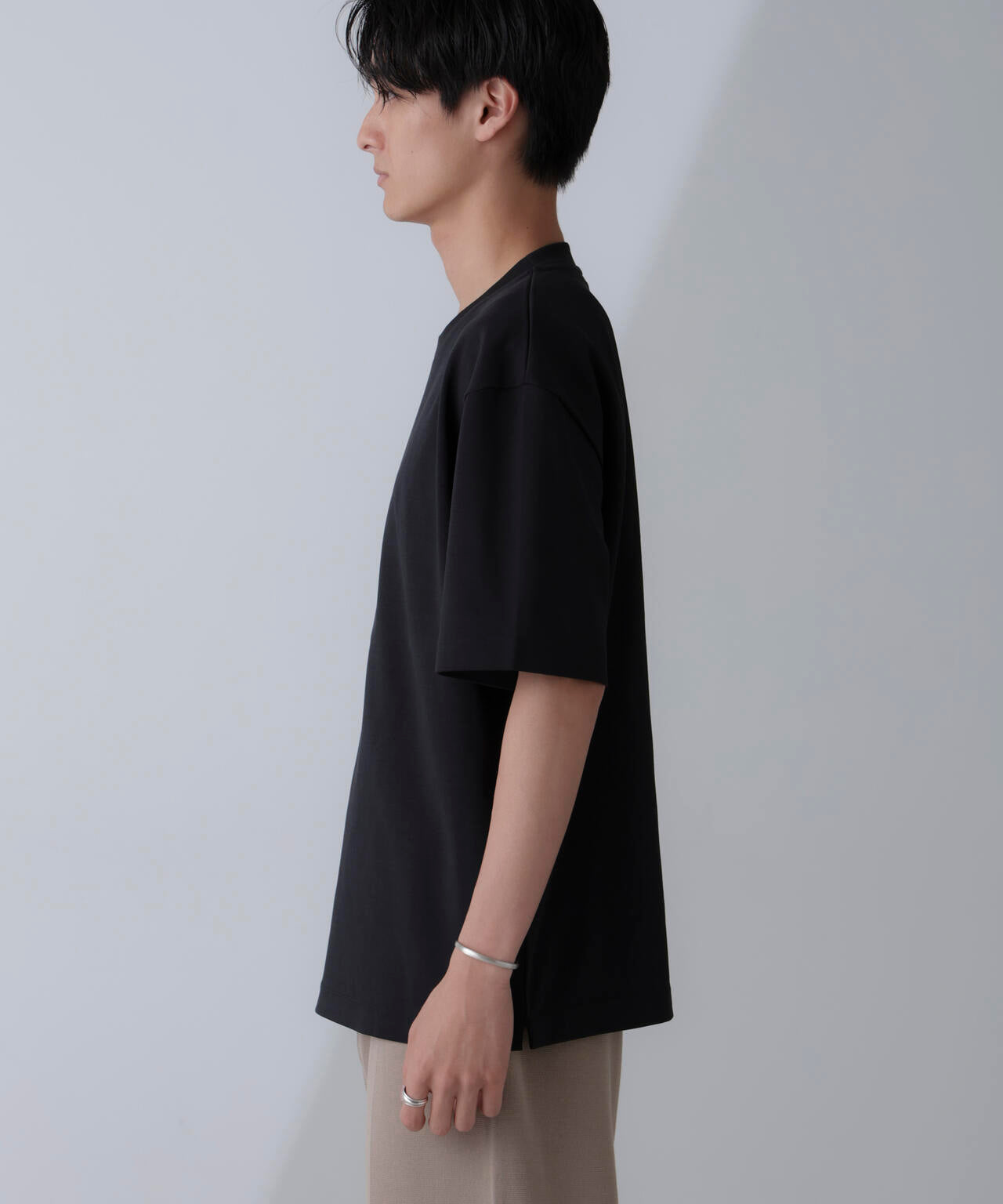 ダブルスムースクルーネックBIGTシャツ 半袖
