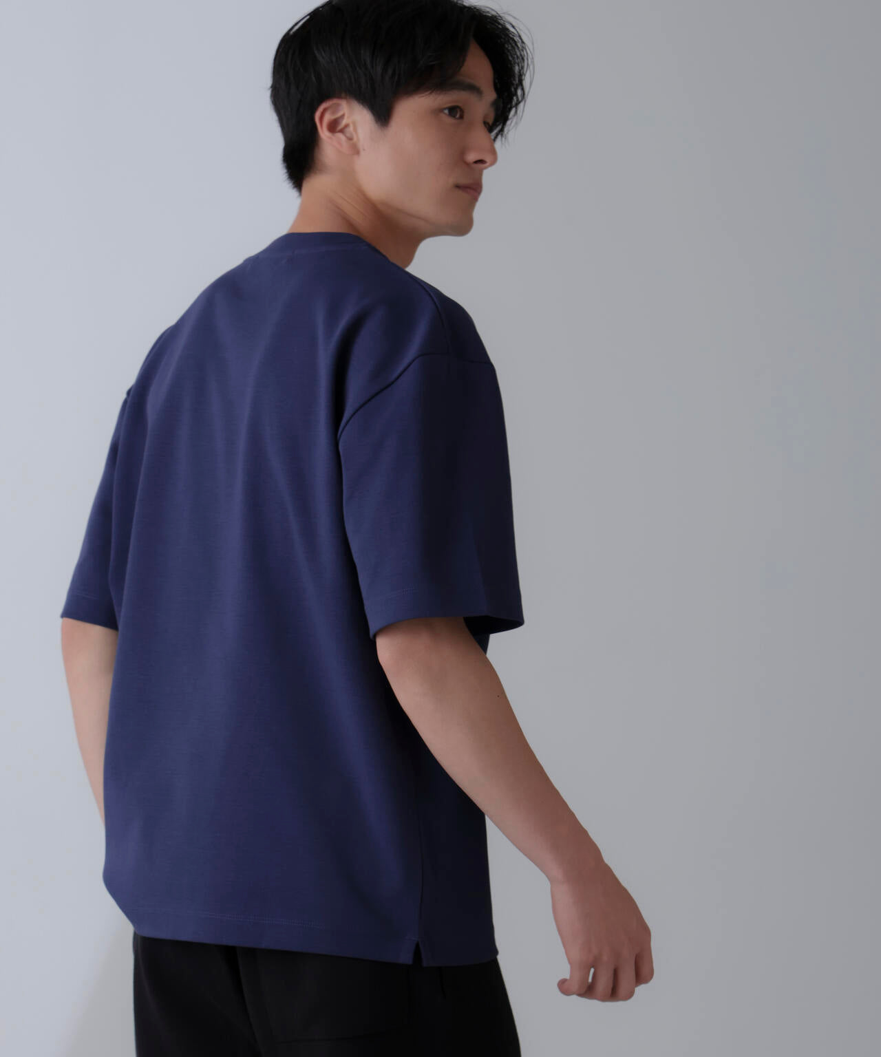 ダブルスムースクルーネックBIGTシャツ 半袖
