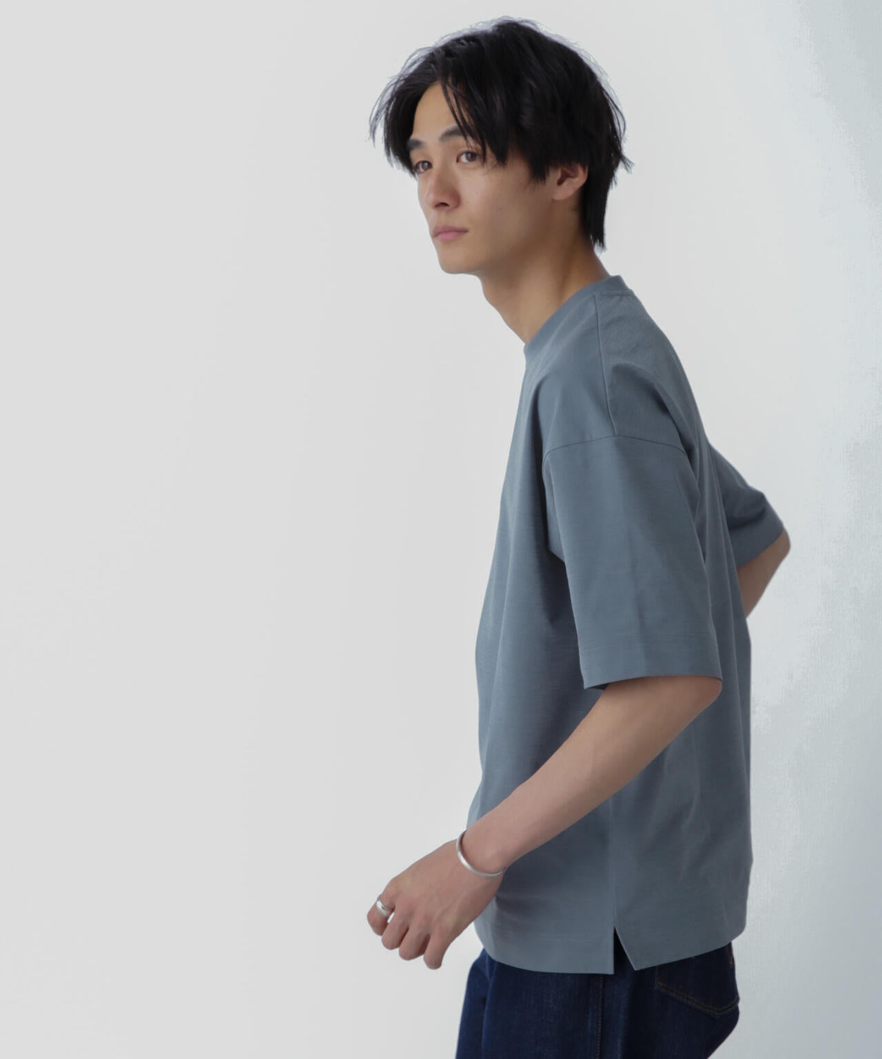 ドライジャージー ワイドTシャツ 半袖(セットアップ可)