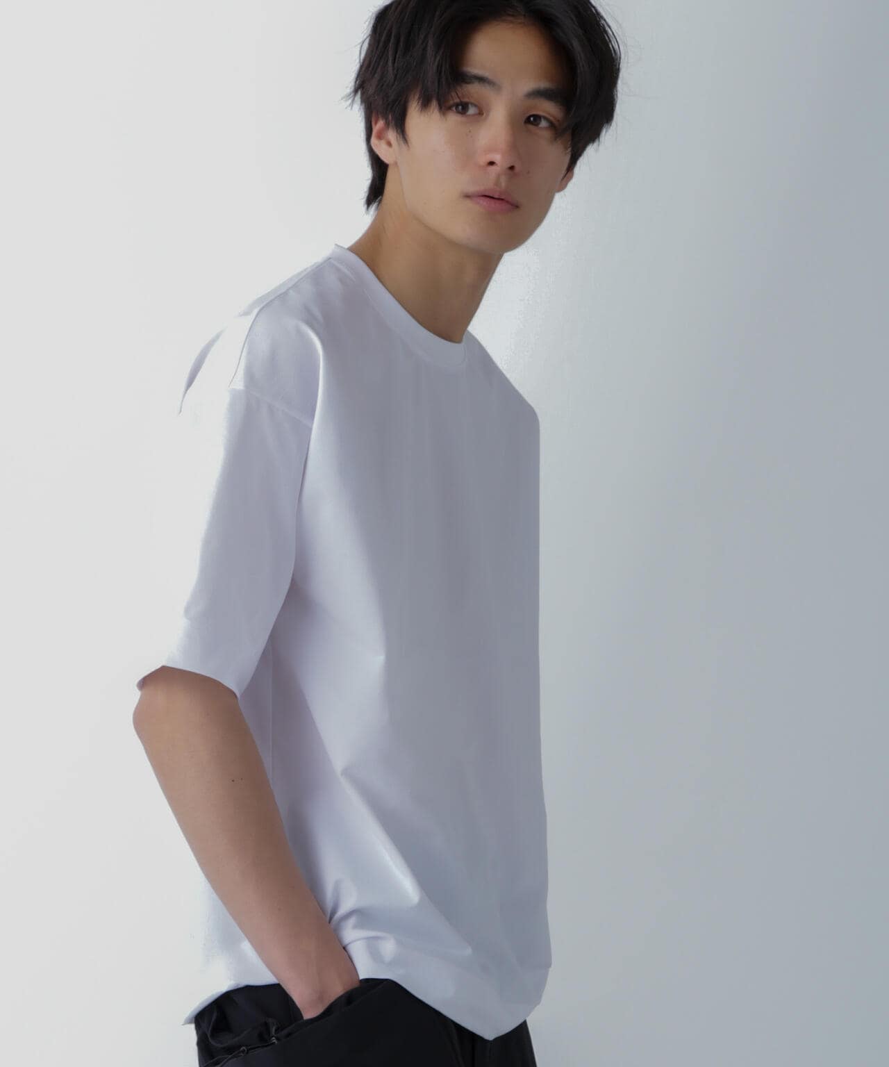 ドライジャージー ワイドTシャツ 半袖(セットアップ可)