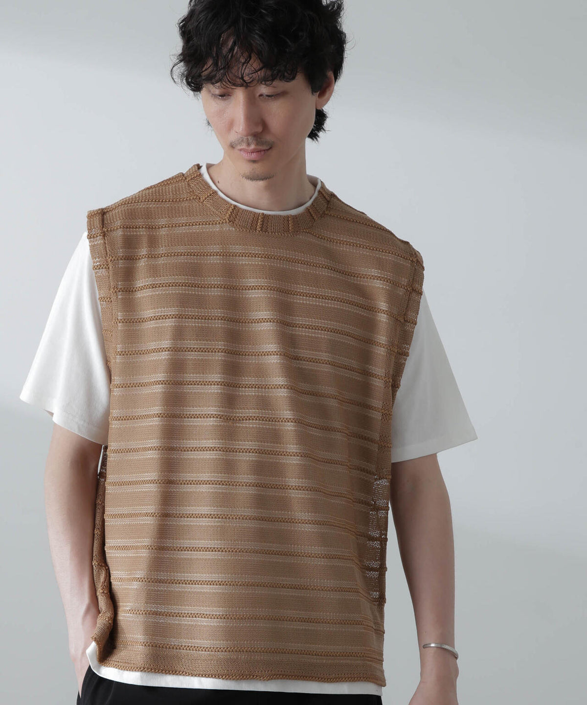 かぎ針アンサンブルTシャツ