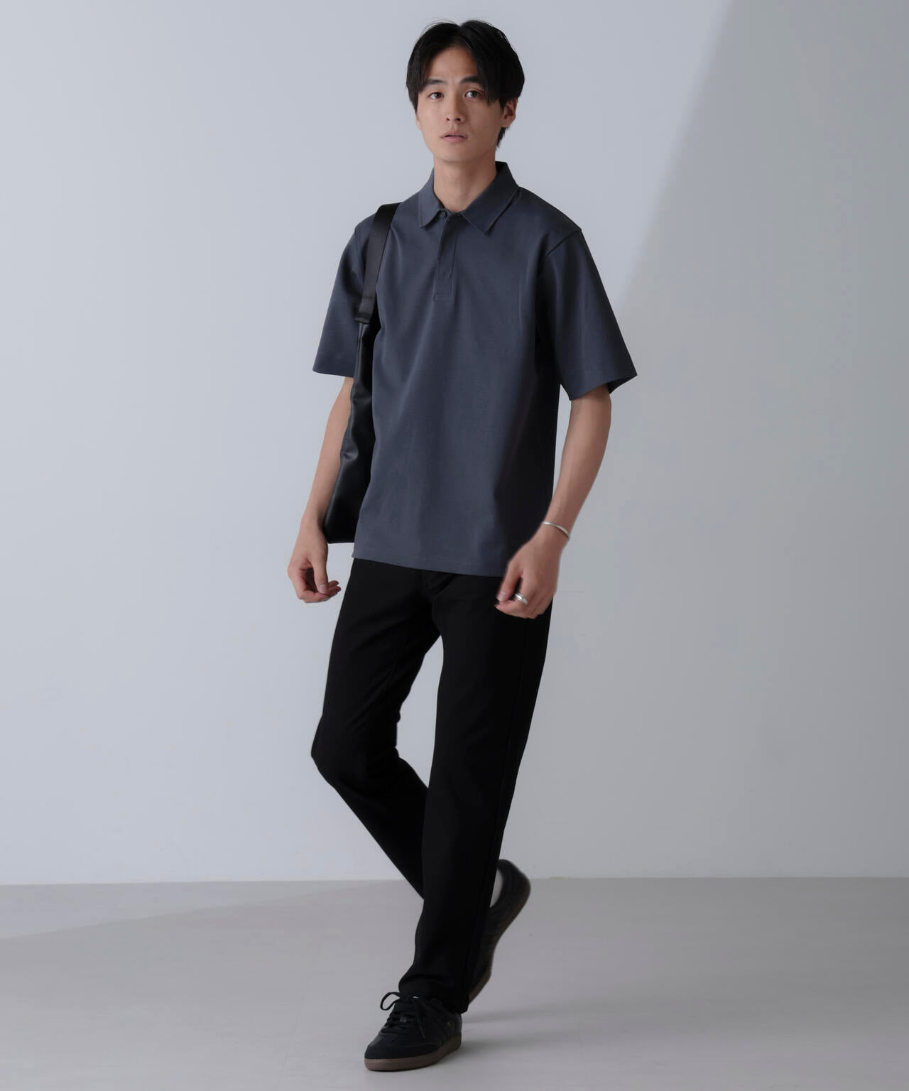 ダブルスムース比翼ポロ