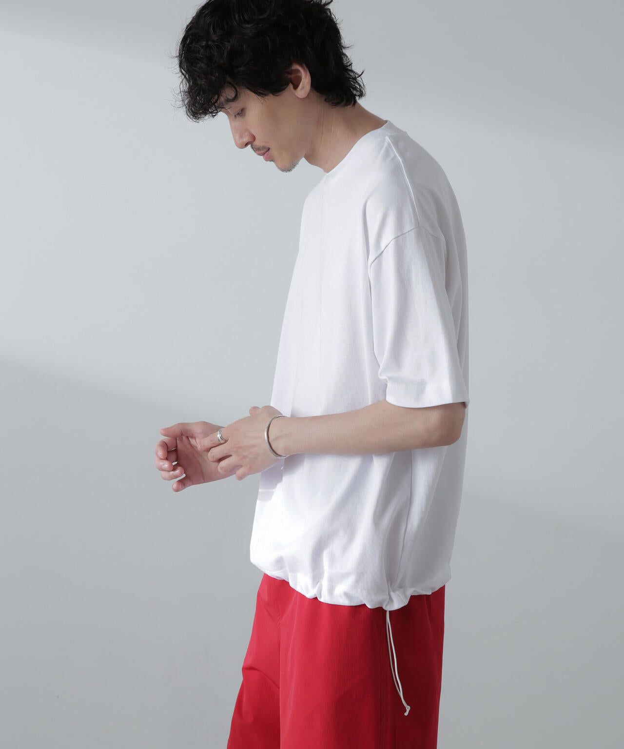 NORMANBROS別注 ドローコードBIGTシャツ 半袖