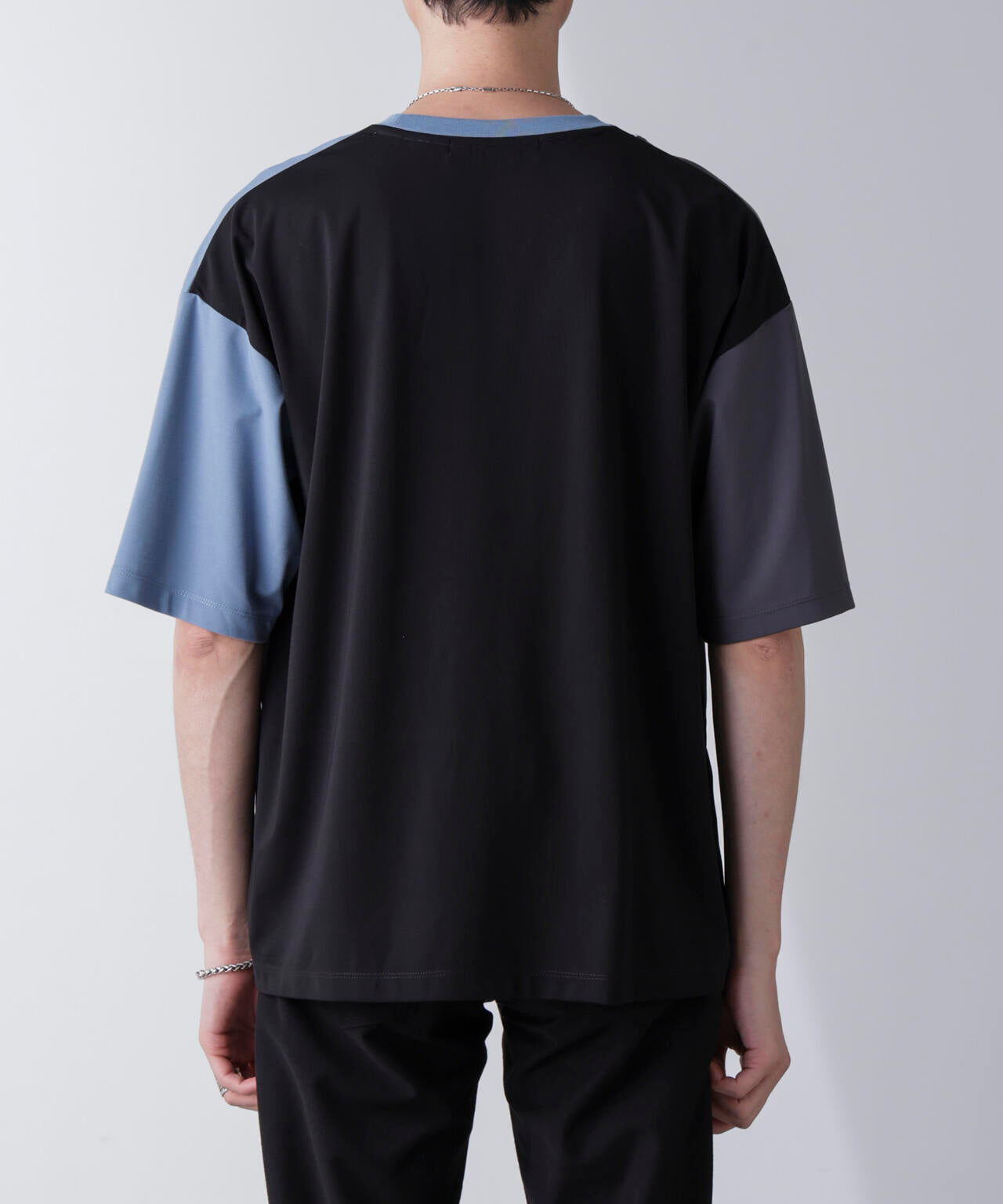 リラックス切り替えスムースTシャツ 半袖