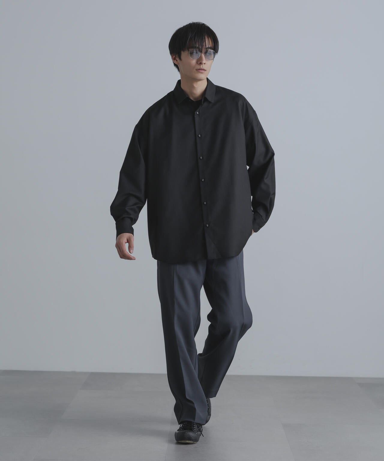 ストレッチツイルストレートスラックス(セットアップ可)