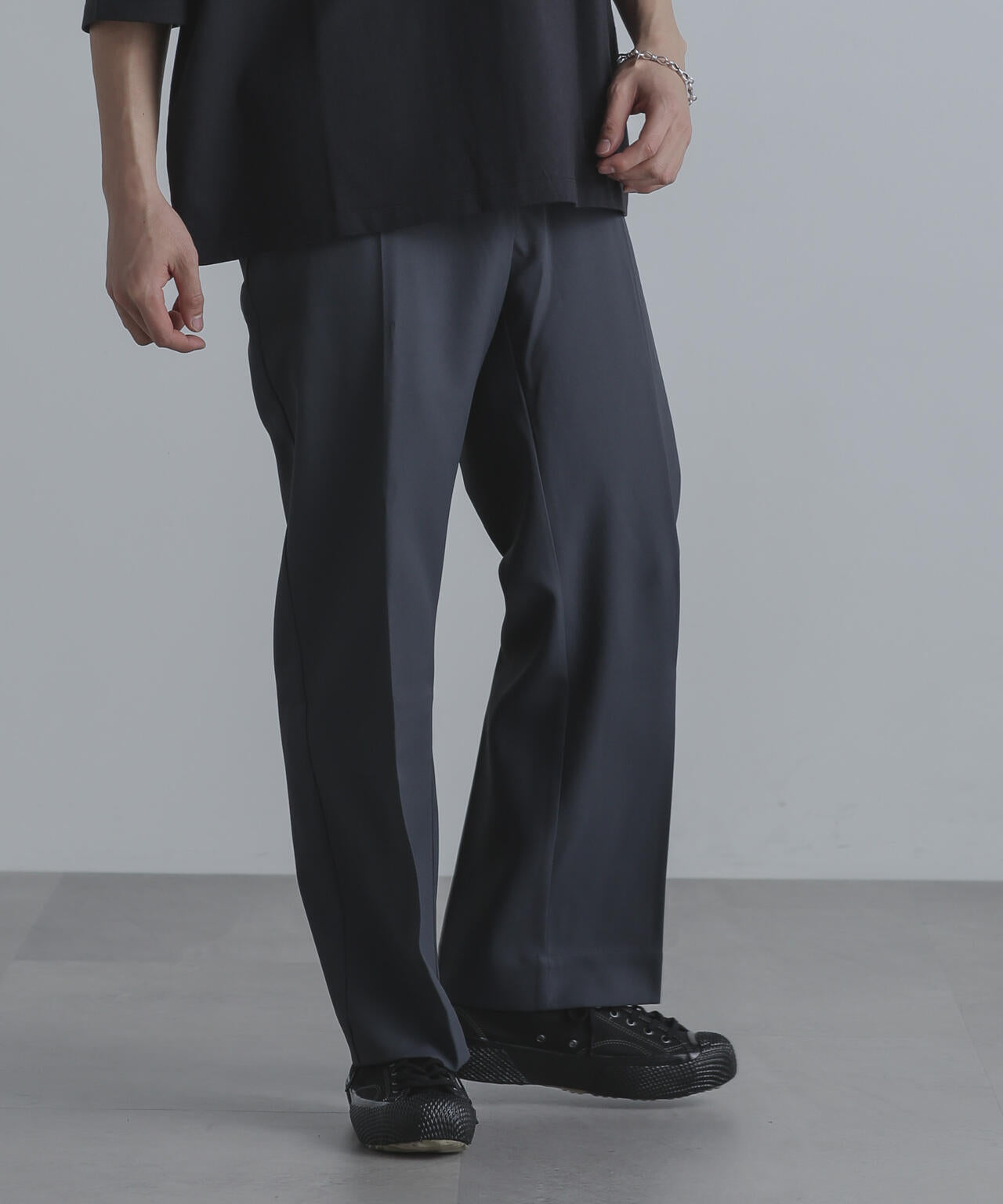 ストレッチツイルストレートスラックス(セットアップ可)