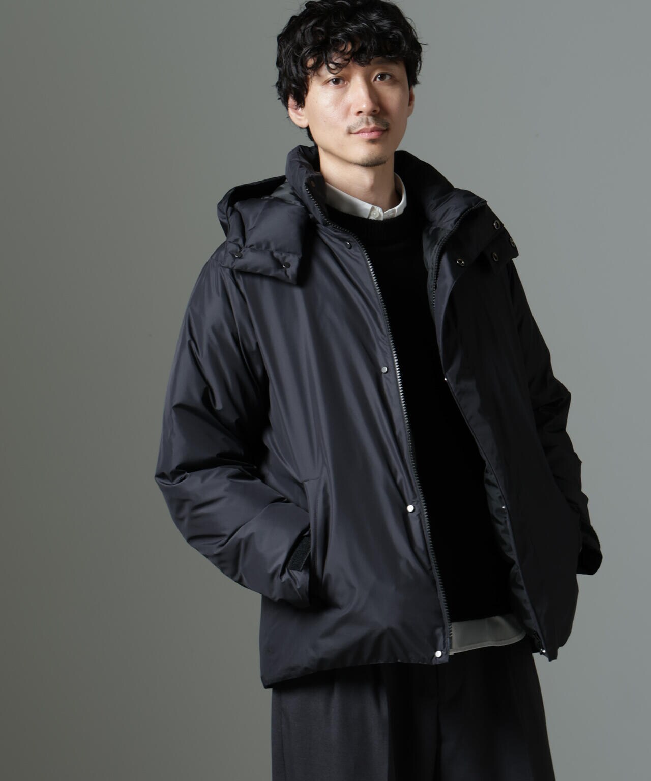 anewdown(R)ECOBlue(R)撥水セミロングダウン