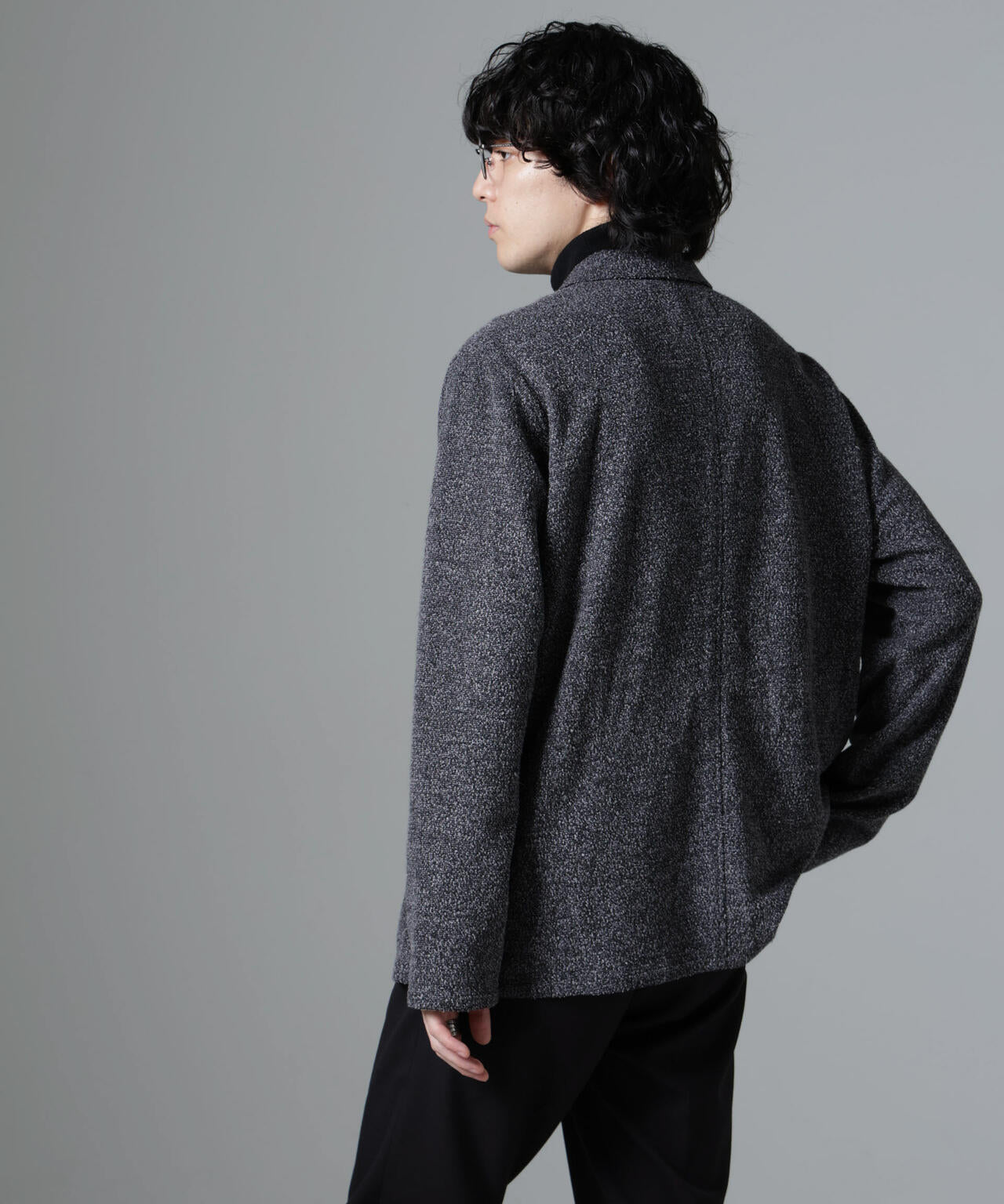 ストレッチメランジジャケット(セットアップ可)