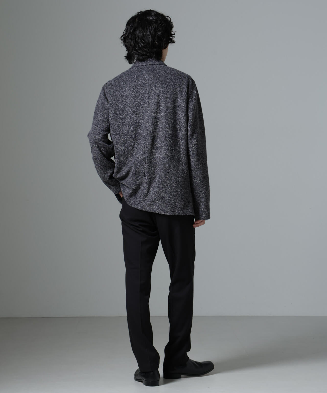 ストレッチメランジジャケット(セットアップ可)