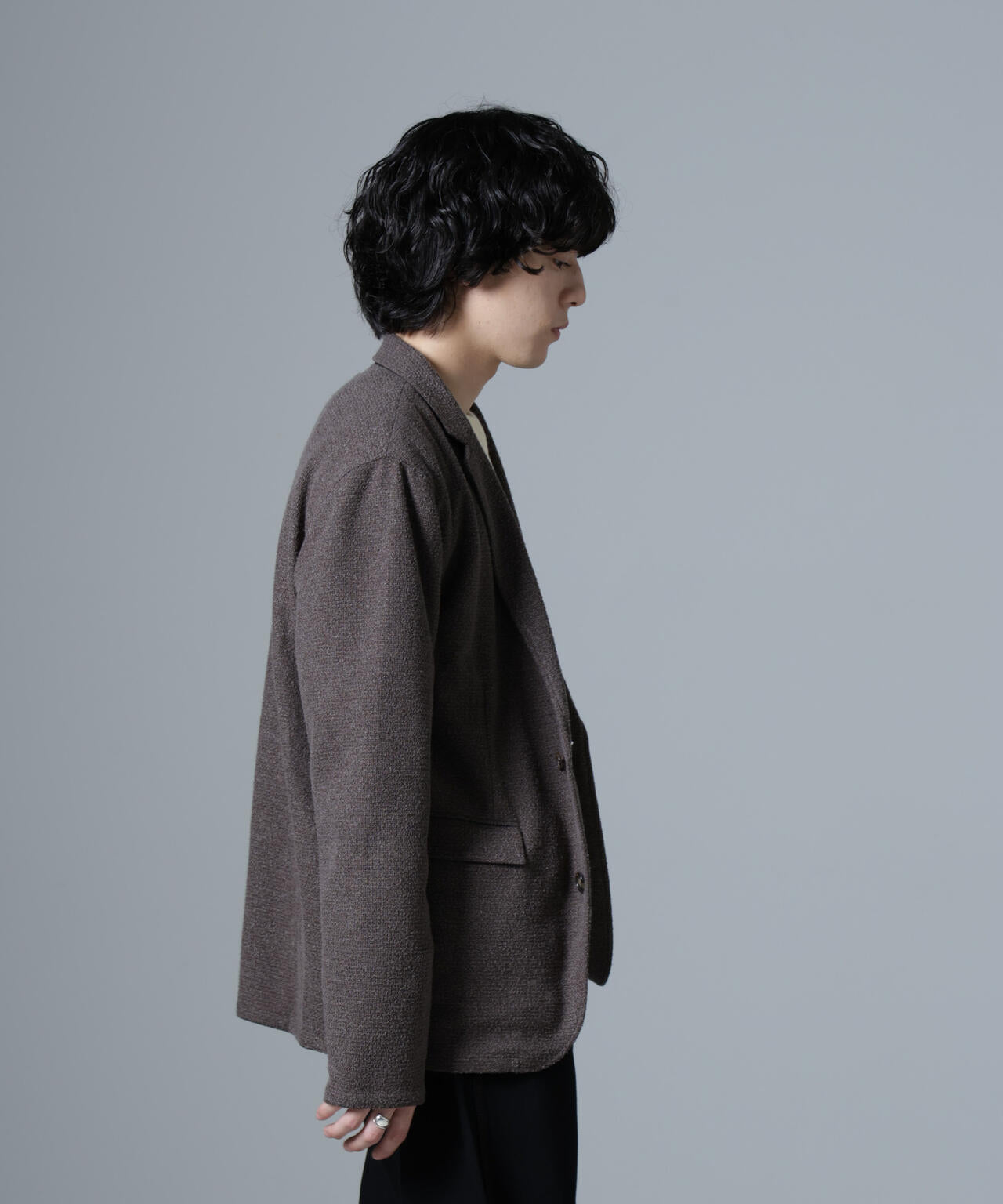 ストレッチメランジジャケット(セットアップ可)