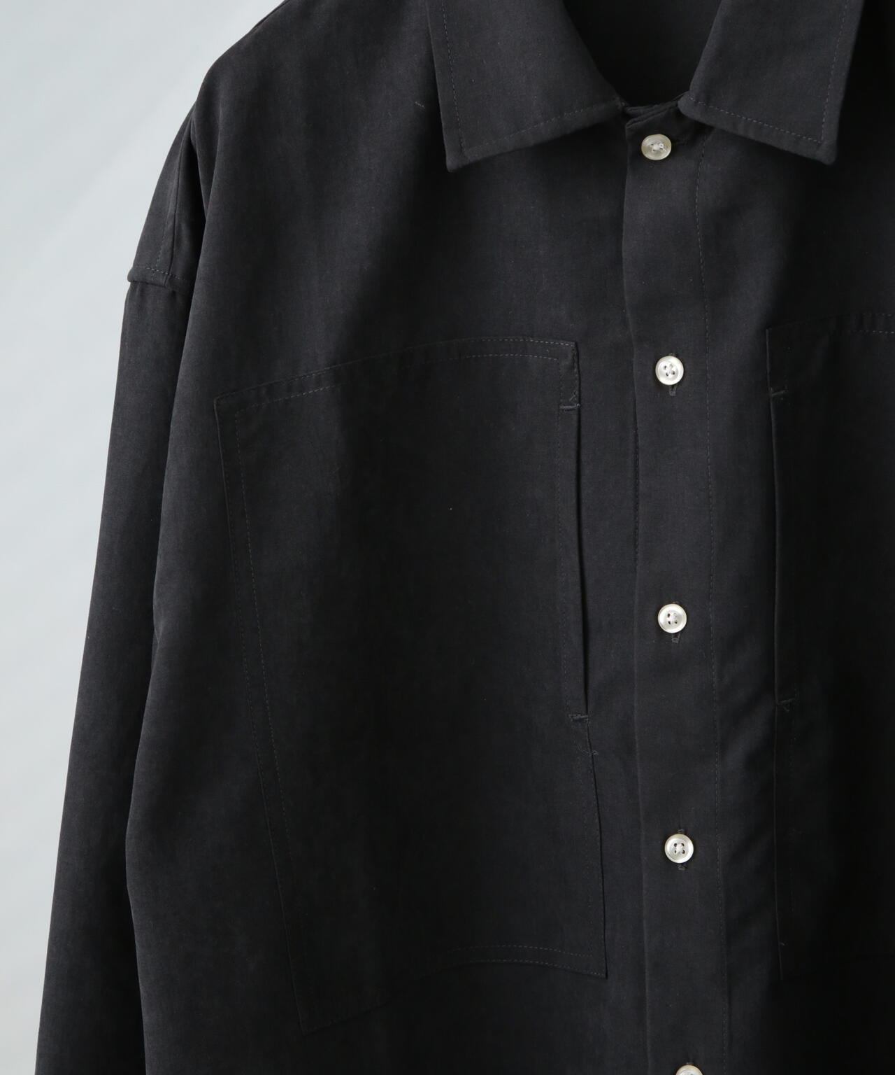 NORMANBROS/NORMANBROS 別注 ワイドポケット ピーチ起毛シャツ