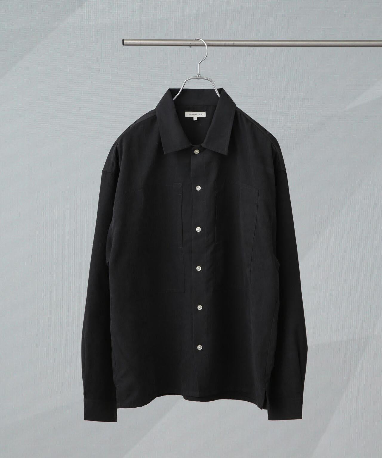NORMANBROS/NORMANBROS 別注 ワイドポケット ピーチ起毛シャツ