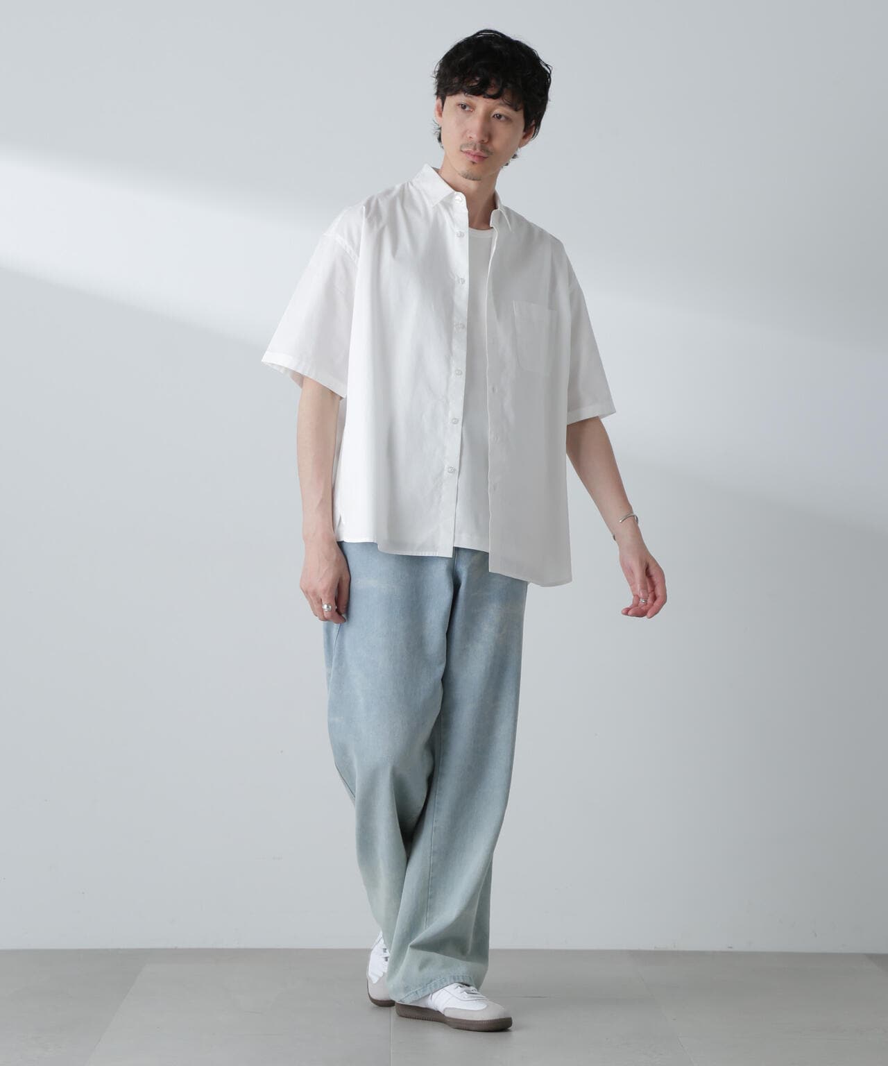 BIGシャンブレーシャツ 半袖