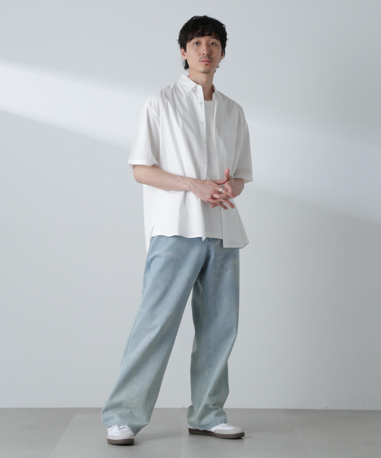 BIGシャンブレーシャツ 半袖